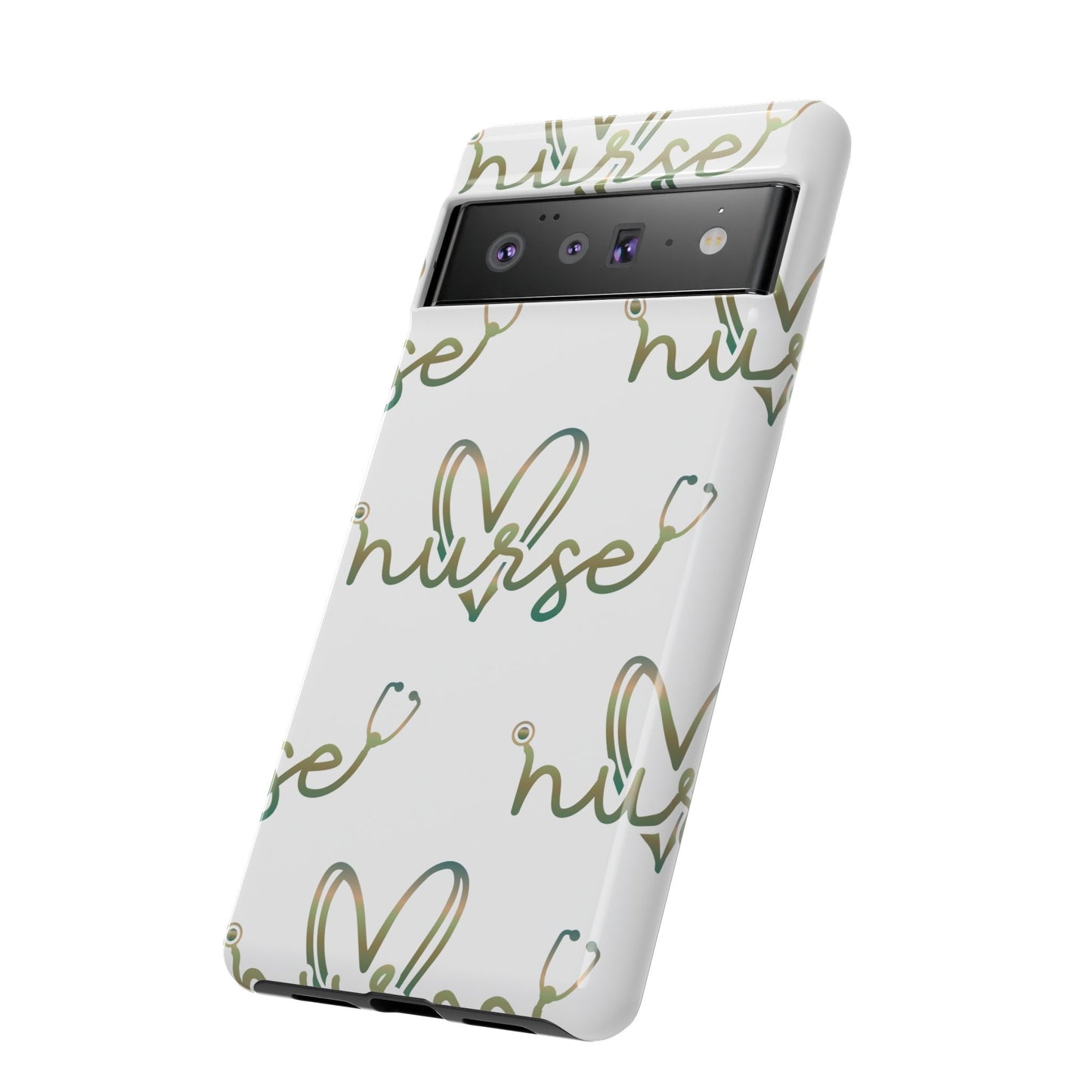 Google Pixel Tough Case - Nurse Stethoscope - White