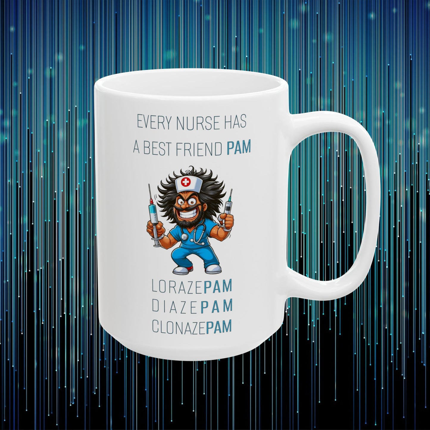 Nurses Best Friend PAM (6) Ceramic Mug, (11oz, 15oz)