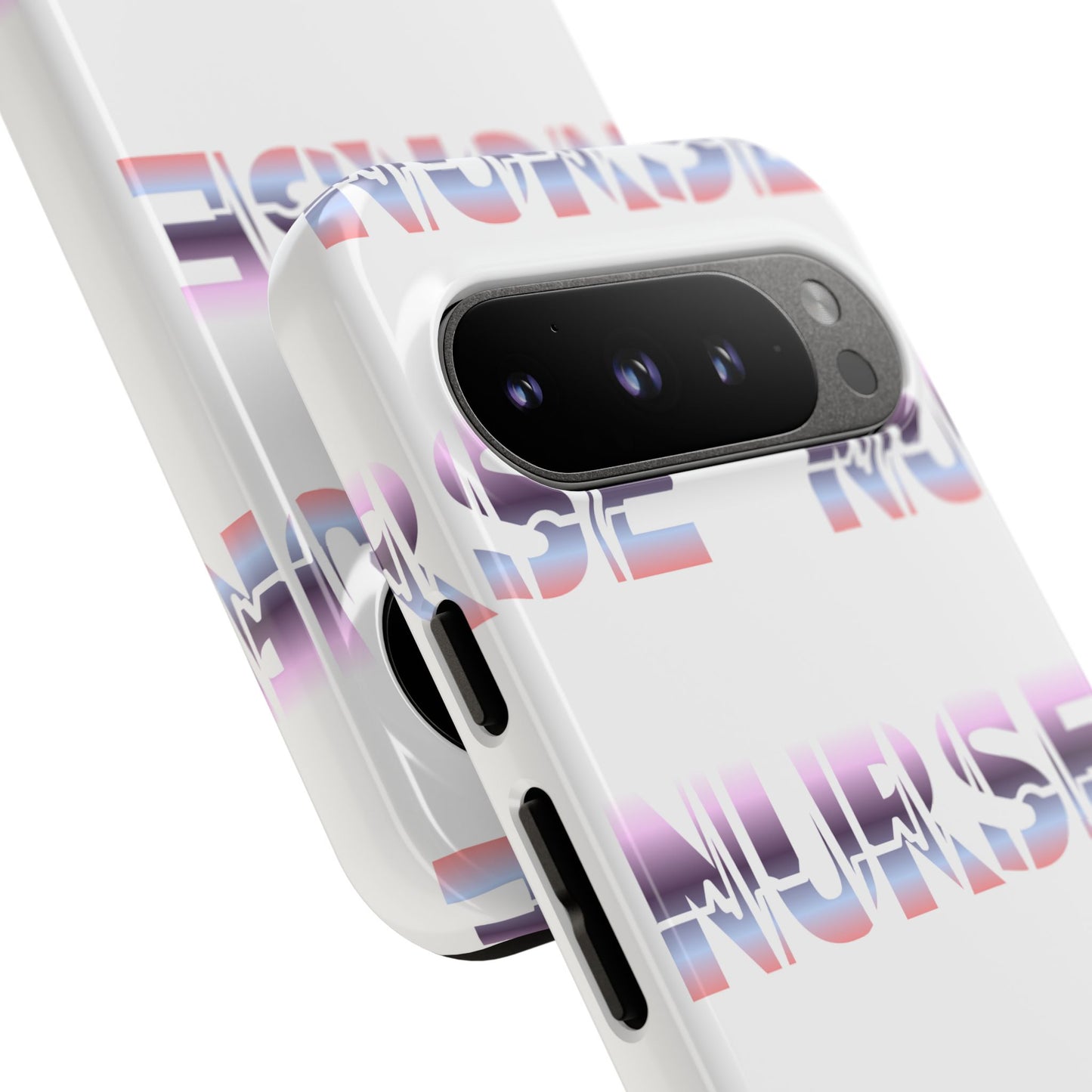 Google Pixel Tough Case - Nurse Pulse - White