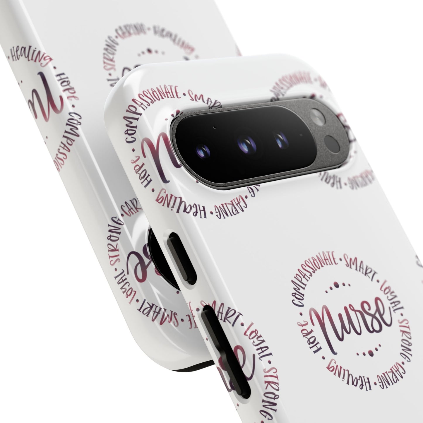 Google Pixel Tough Case - Nurse Circle - White