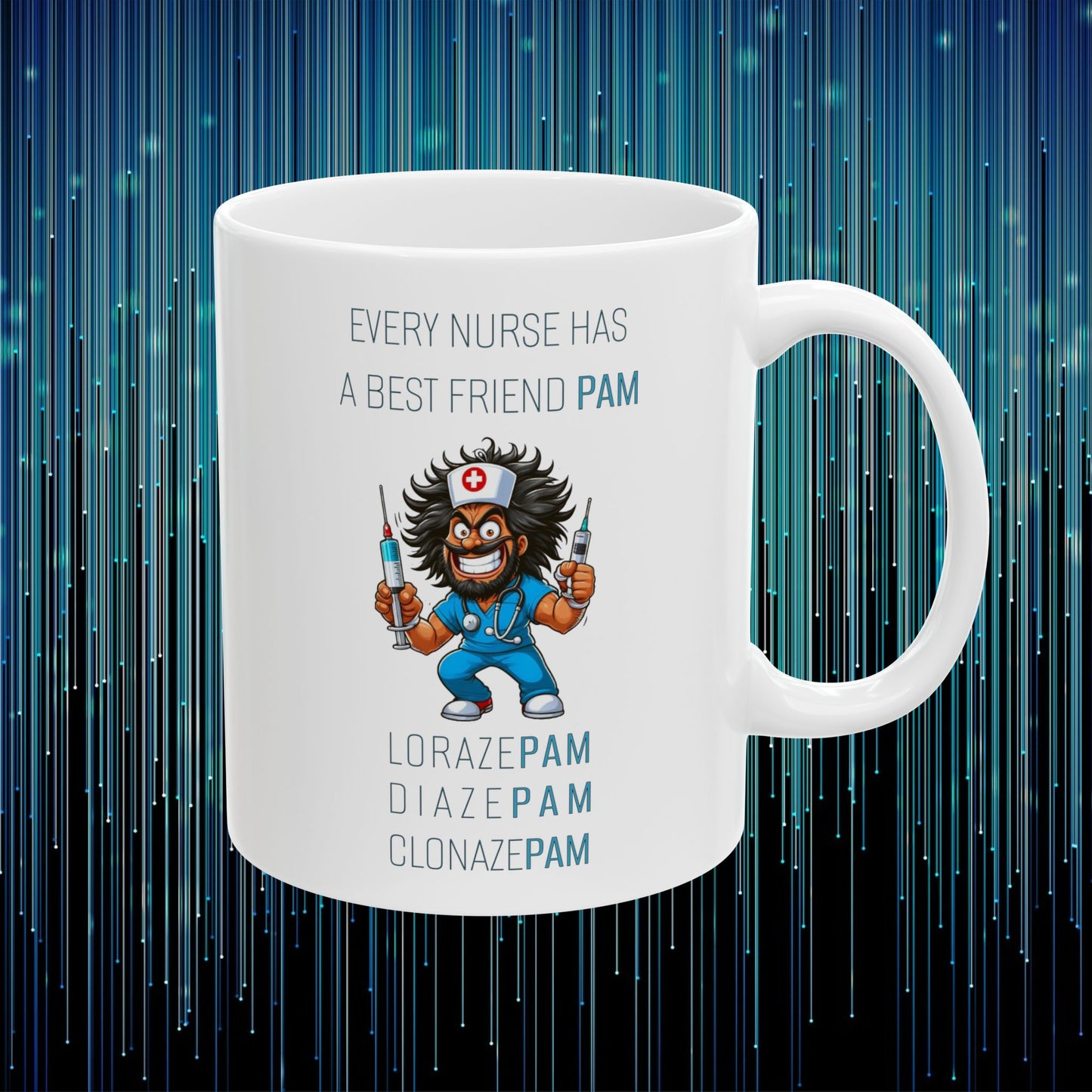 Nurses Best Friend PAM (6) Ceramic Mug, (11oz, 15oz)