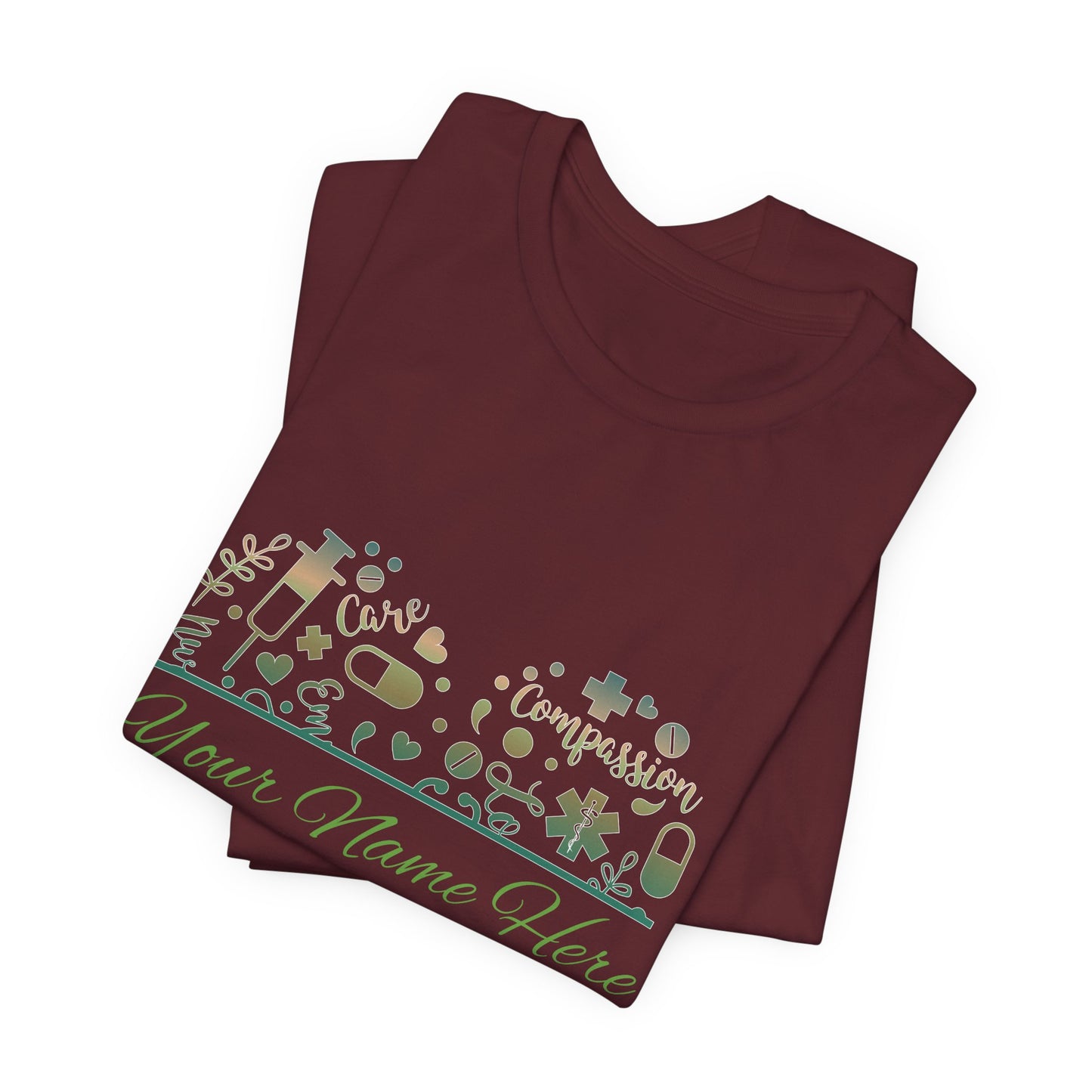 Monogram Heart copper patina