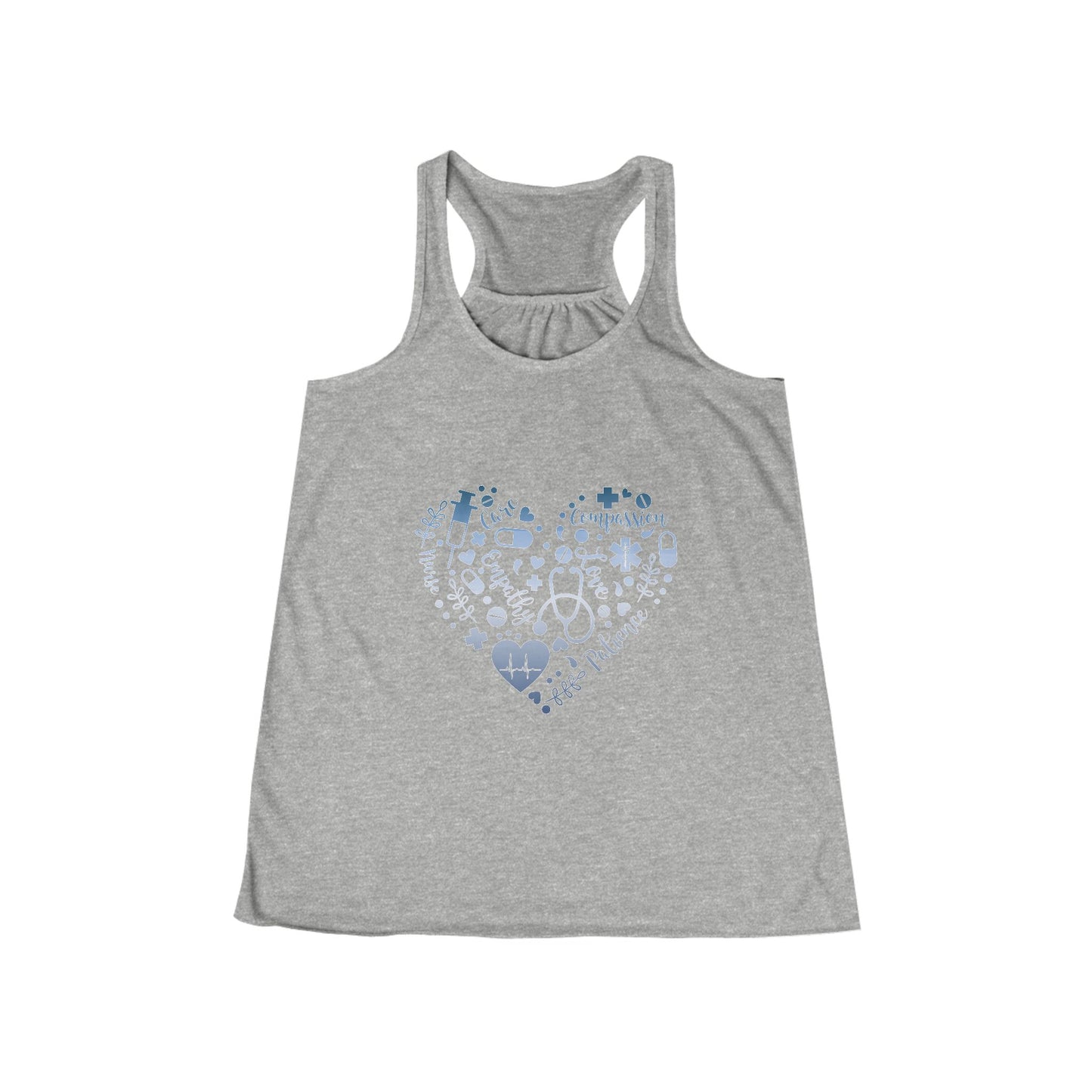 Monogram Heart 1 blue steel