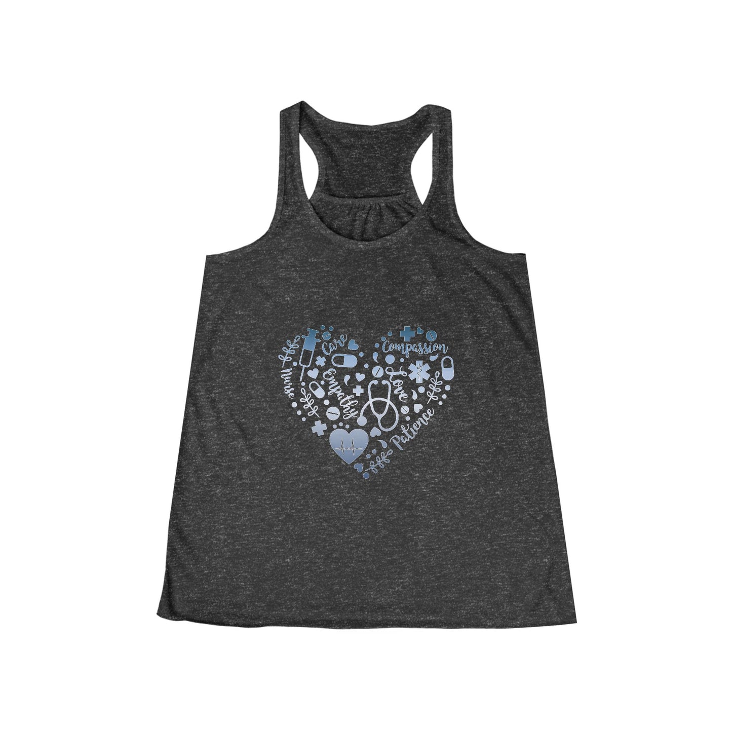 Monogram Heart 1 blue steel