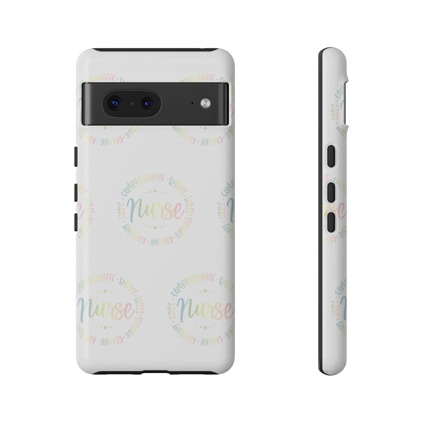 Google Pixel Tough Case - Nurse Circle - White