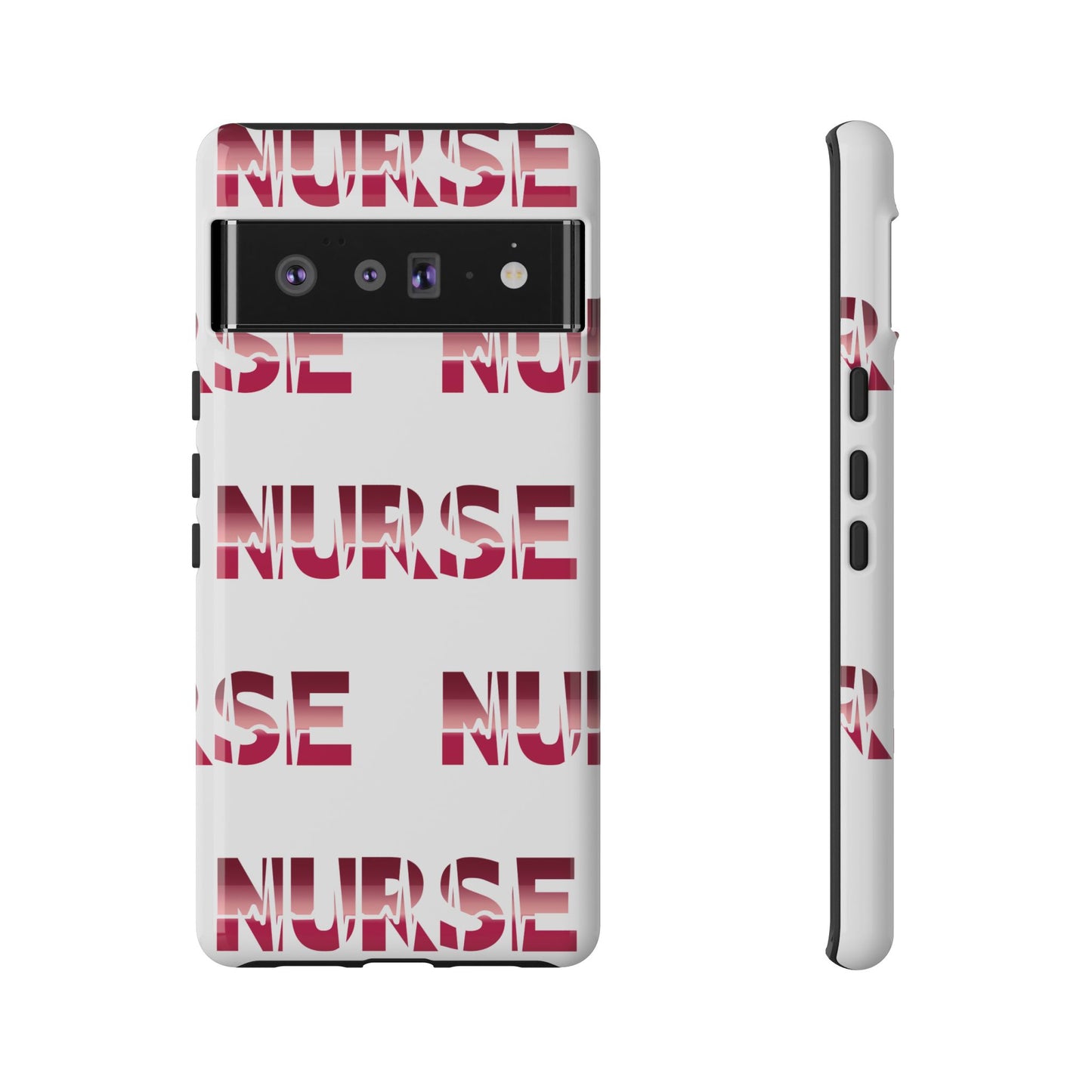 Google Pixel Tough Case - Nurse Pulse - White
