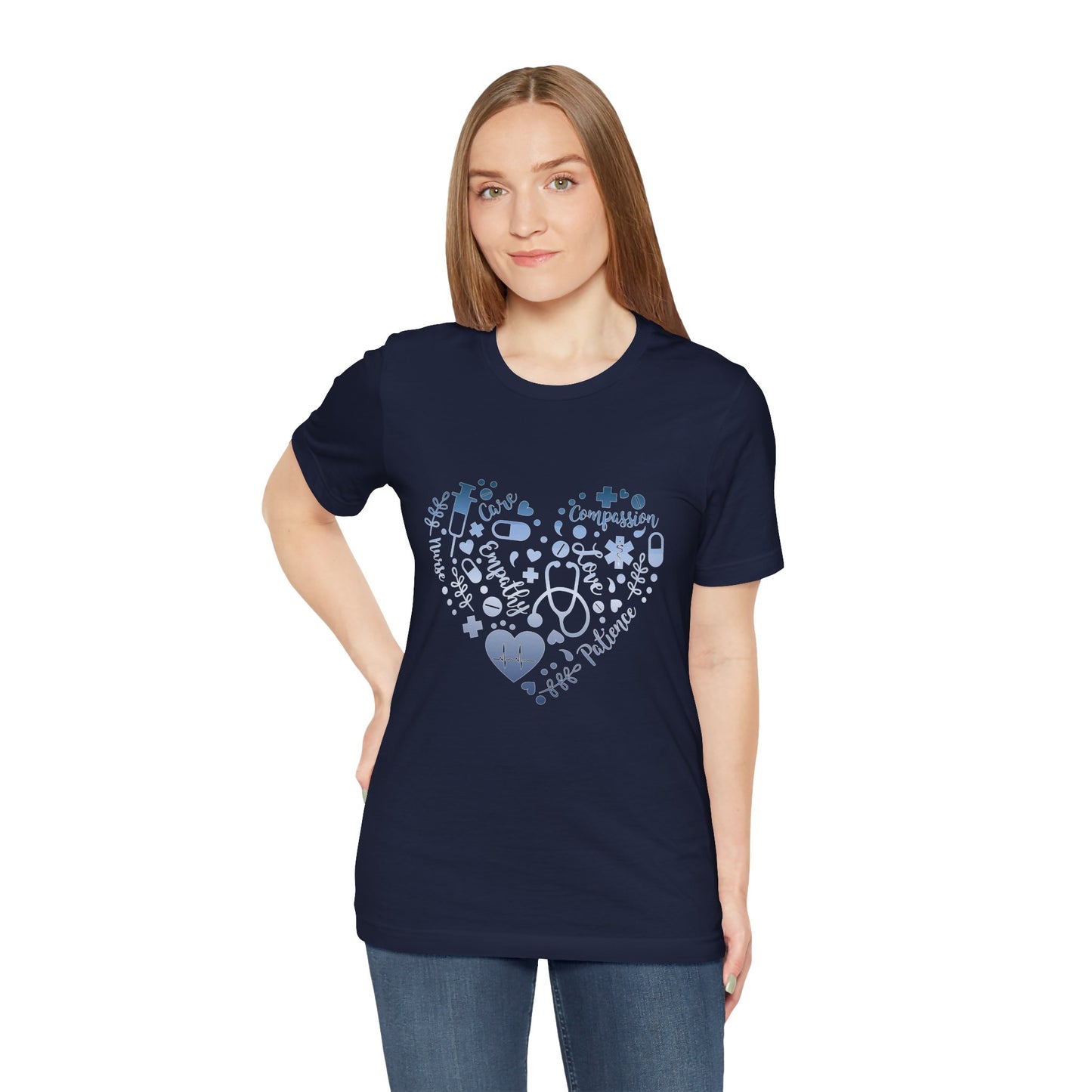 Monogram Heart 1 blue steel