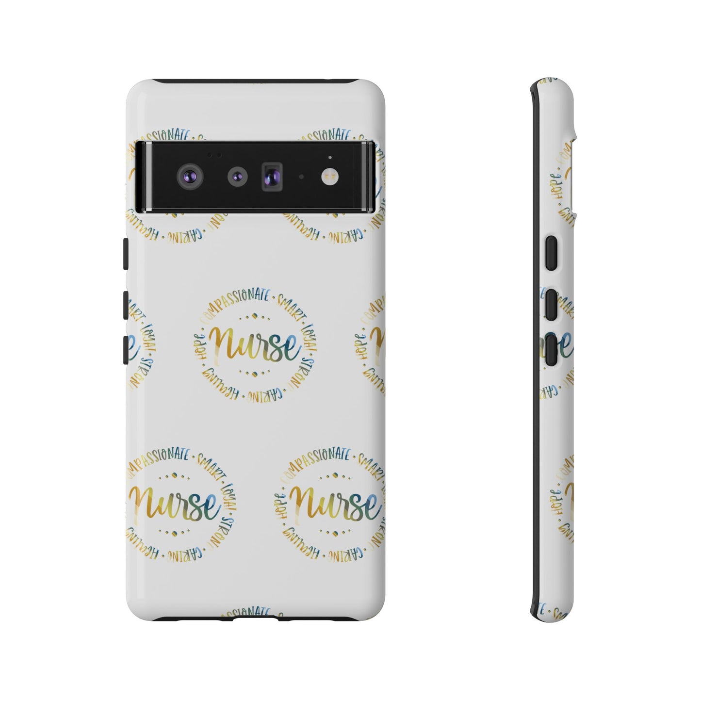 Google Pixel Tough Case - Nurse Circle - White