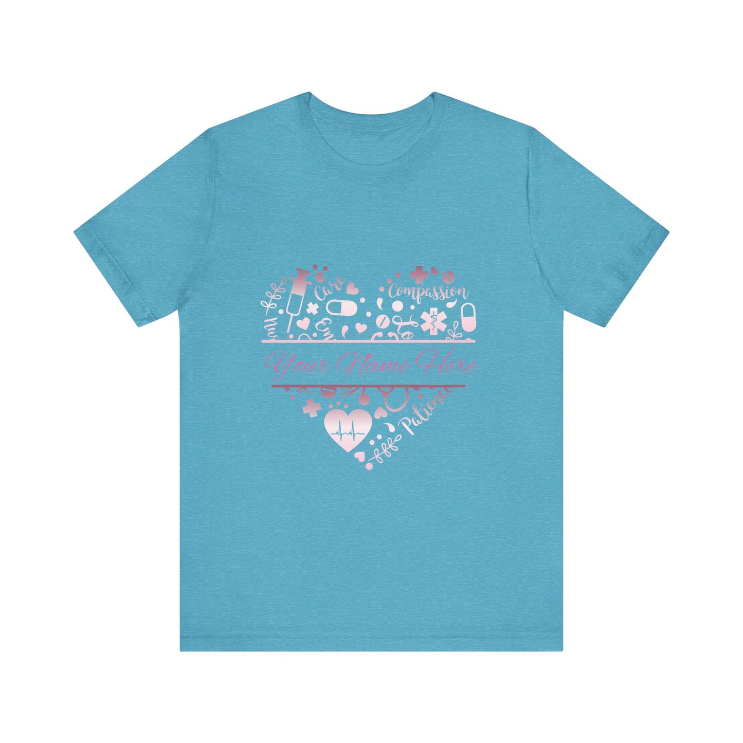 Monogram Heart rose gold