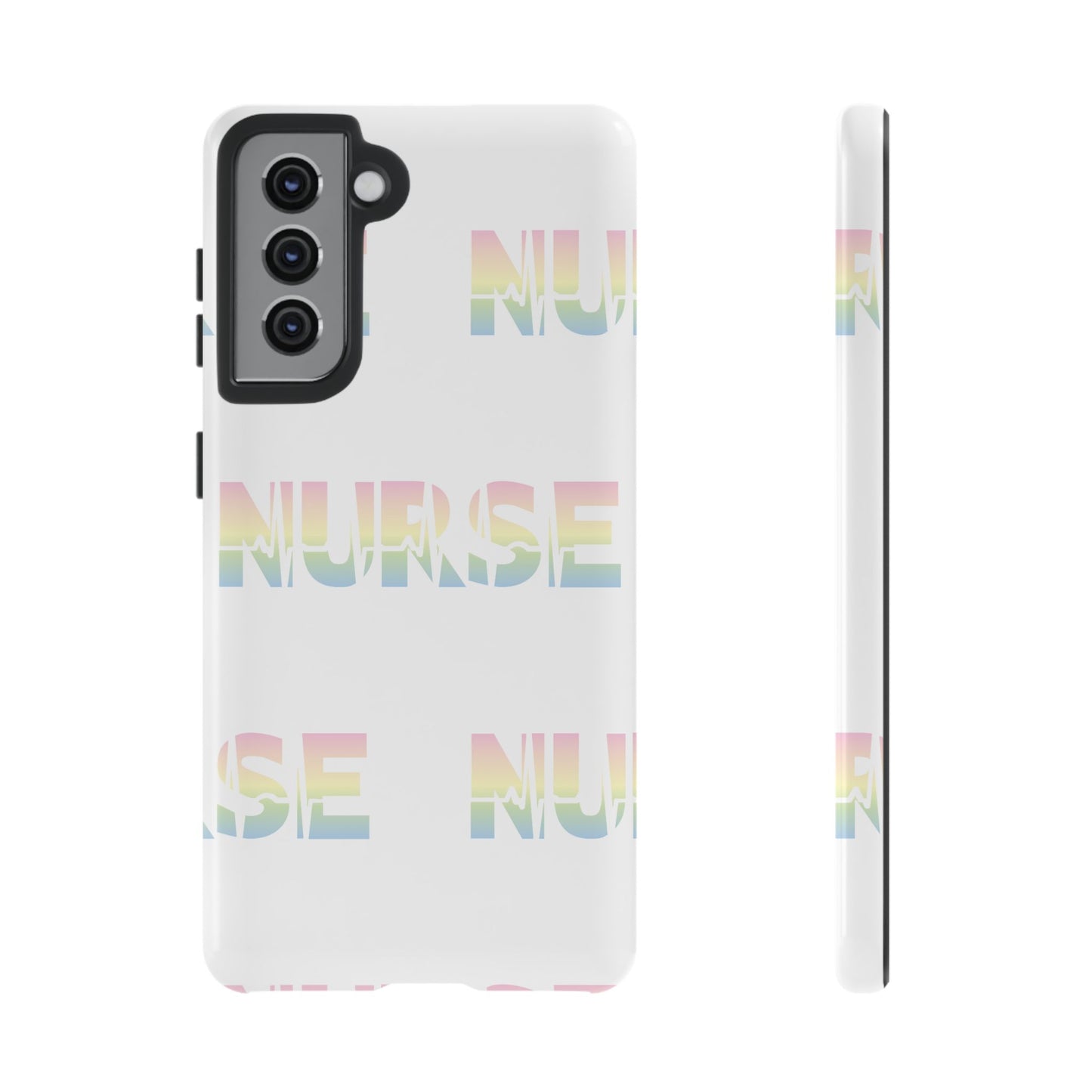 Samsung Tough Case - Nurse Pulse - White