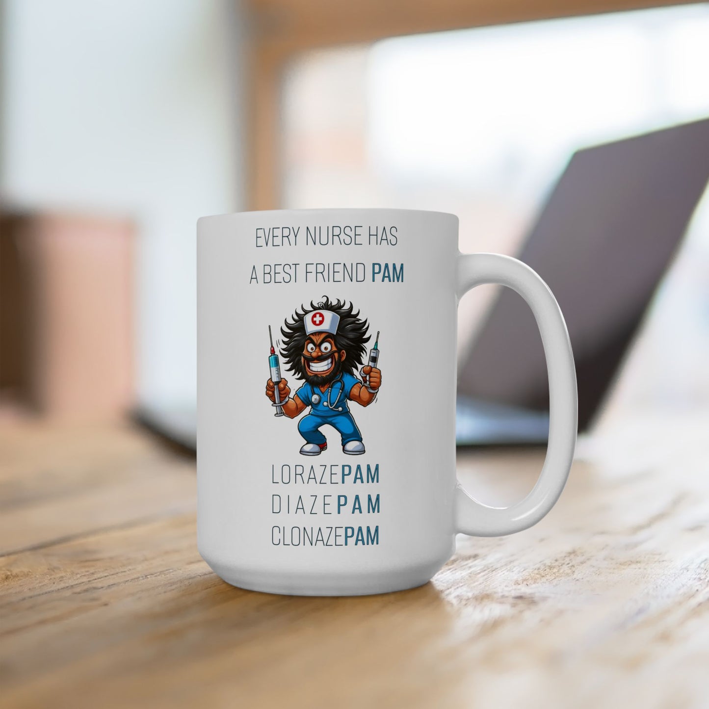 Nurses Best Friend PAM (6) Ceramic Mug, (11oz, 15oz)
