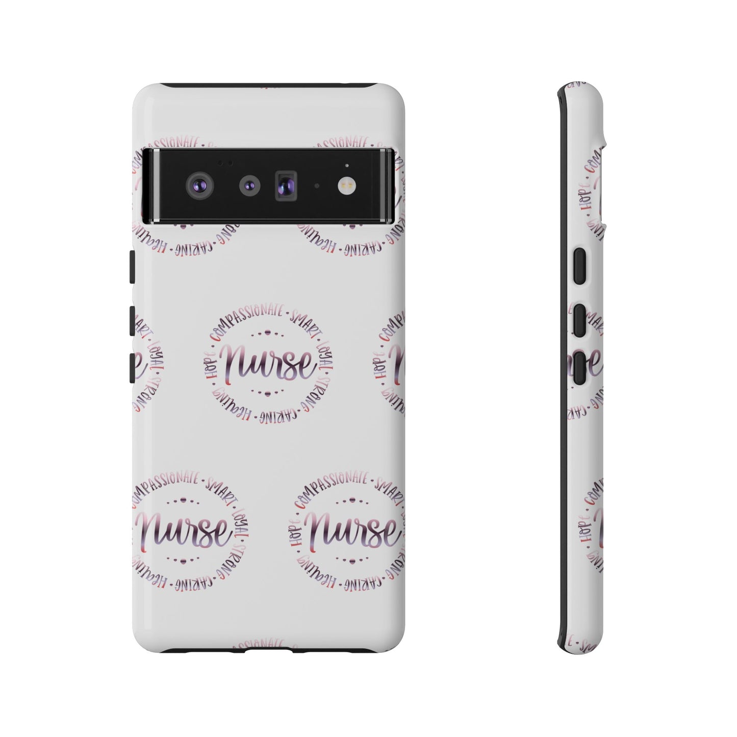 Google Pixel Tough Case - Nurse Circle - White