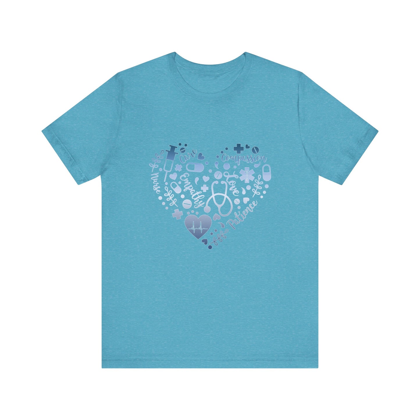 Monogram Heart 1 blue steel