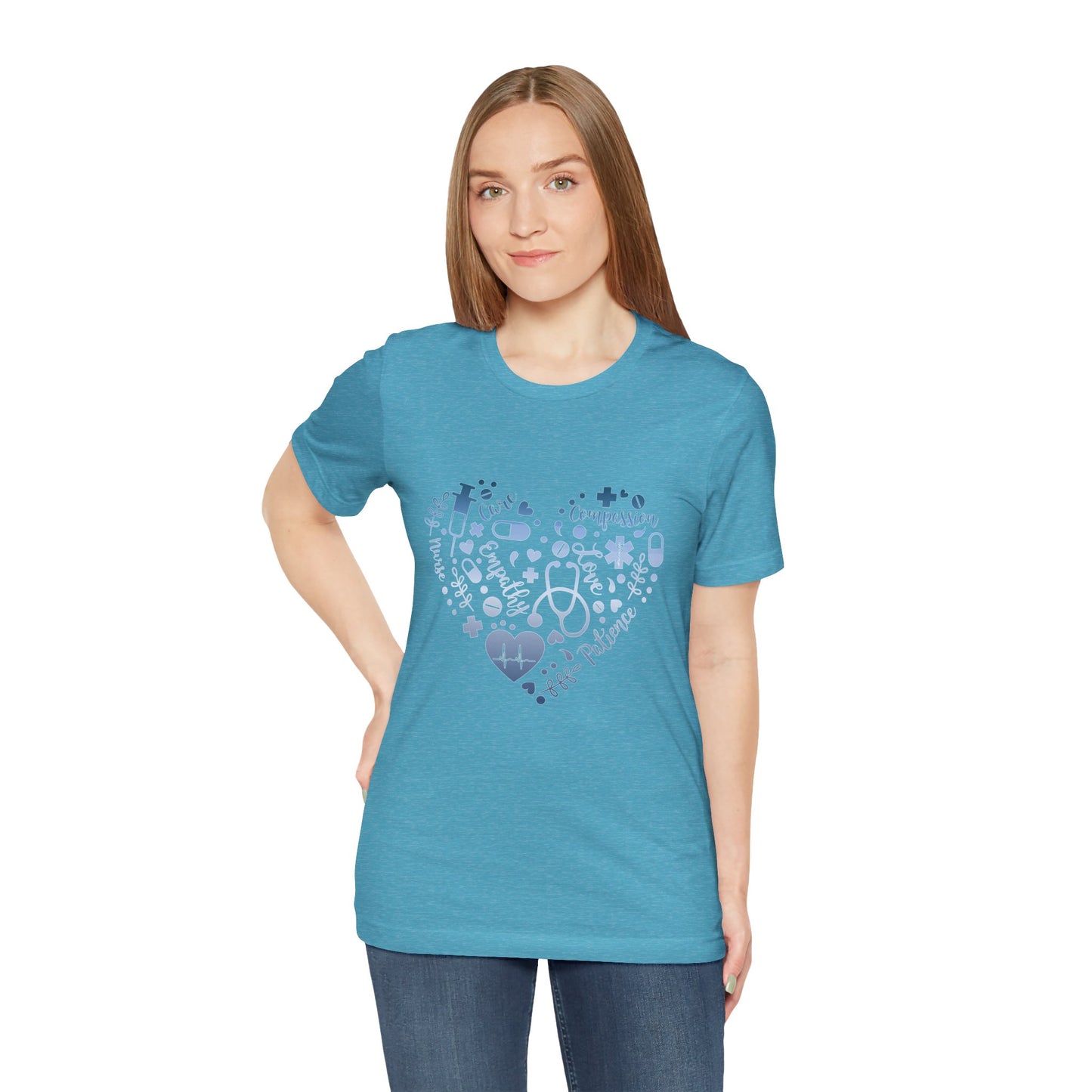 Monogram Heart 1 blue steel