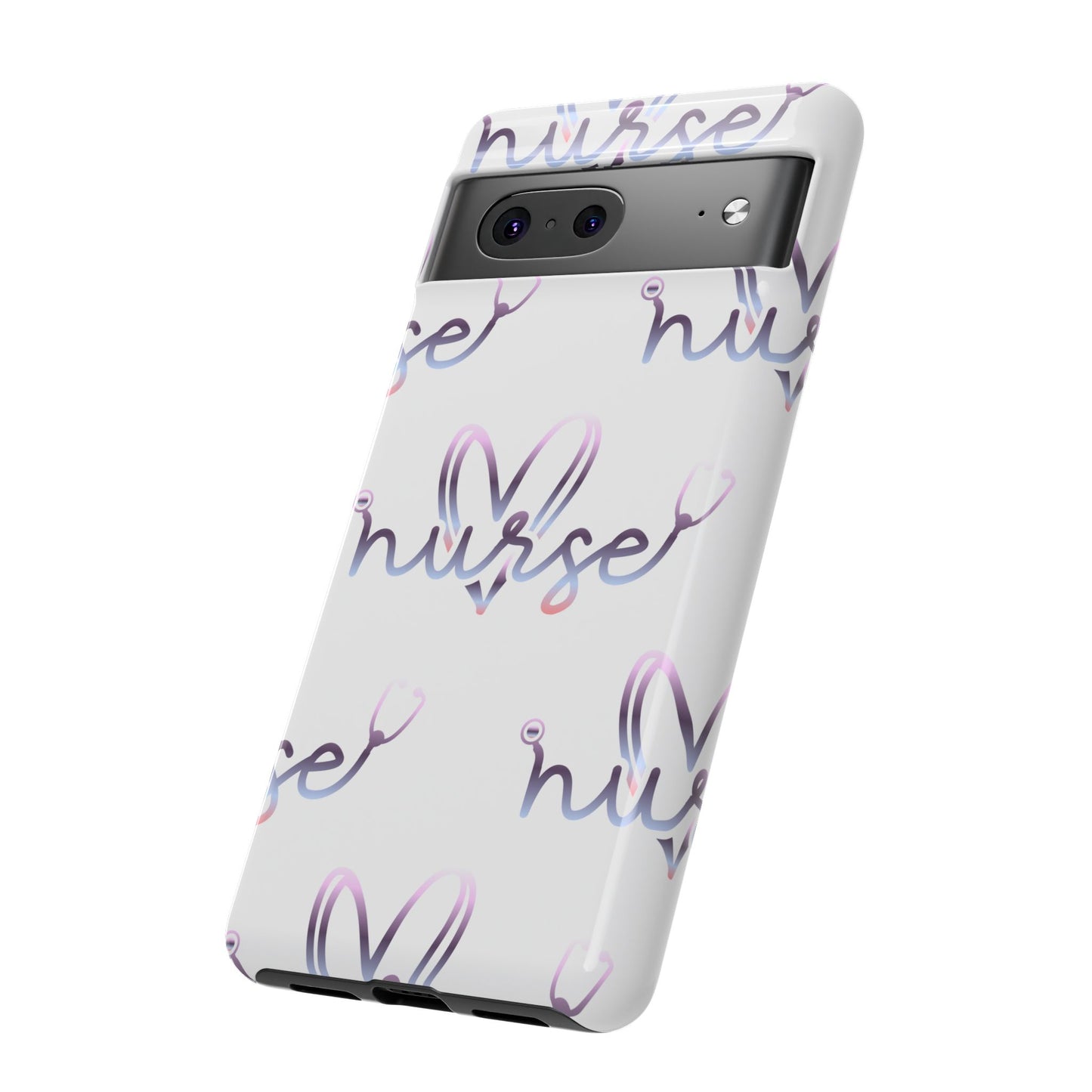 Google Pixel Tough Case - Nurse Stethoscope - White