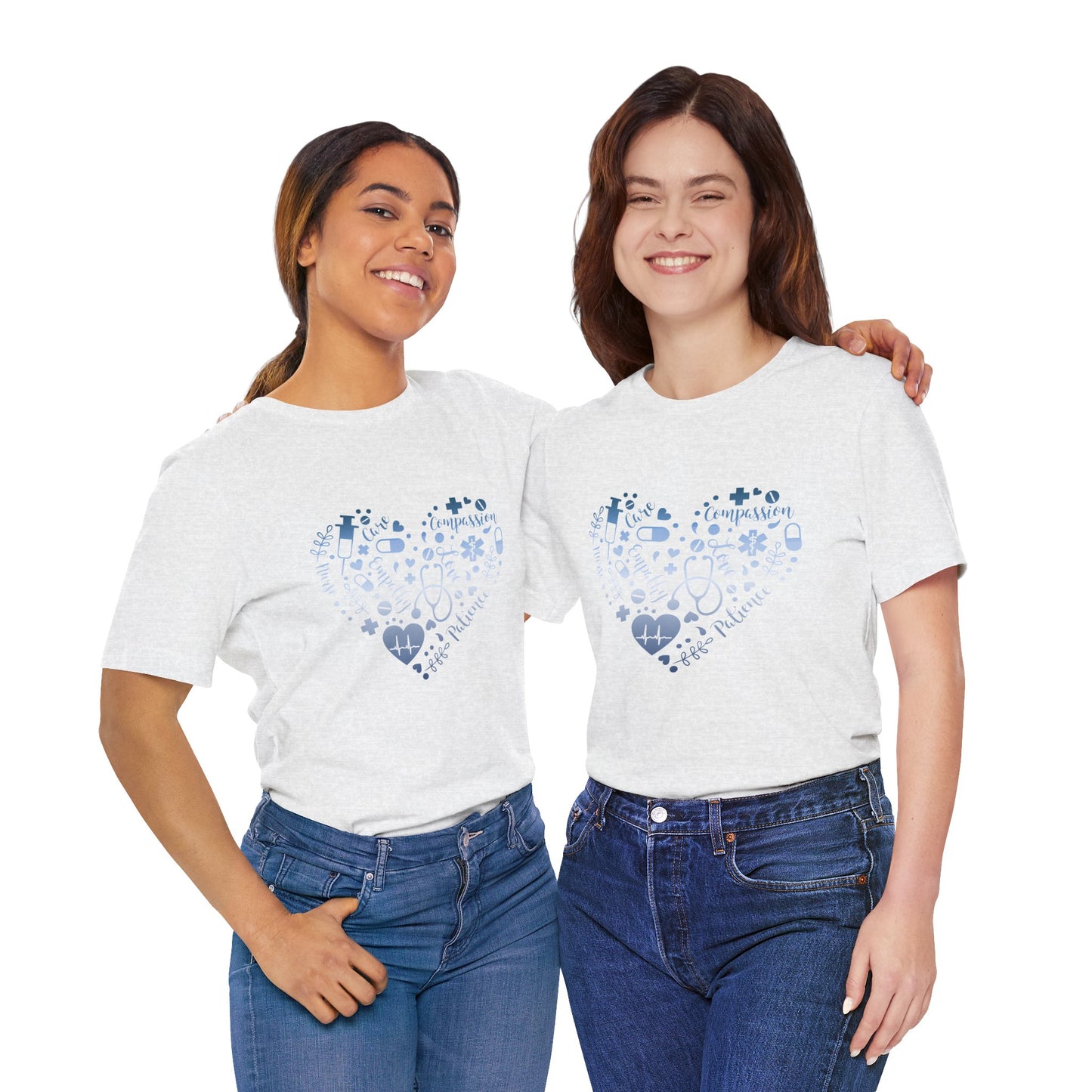 Monogram Heart 1 blue steel