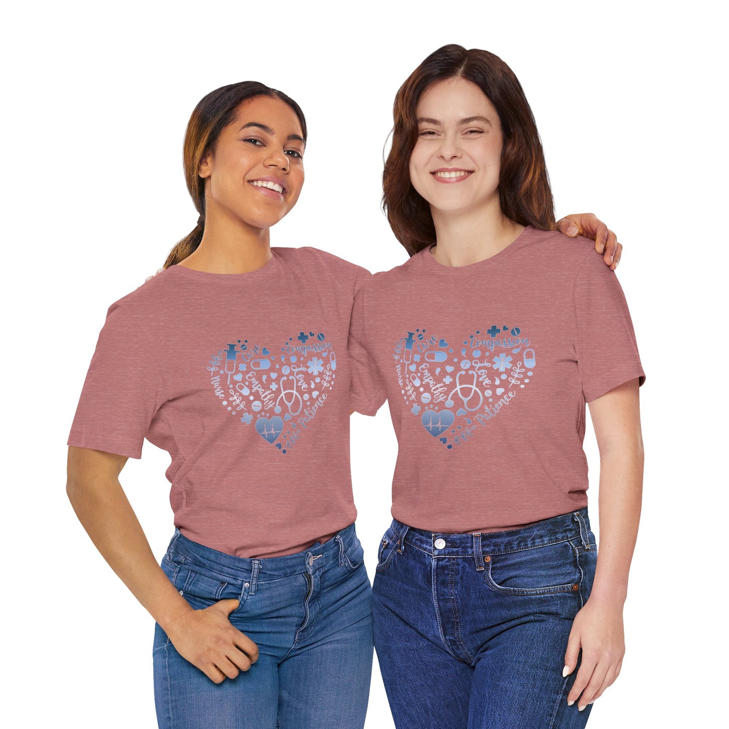 Monogram Heart 1 blue steel