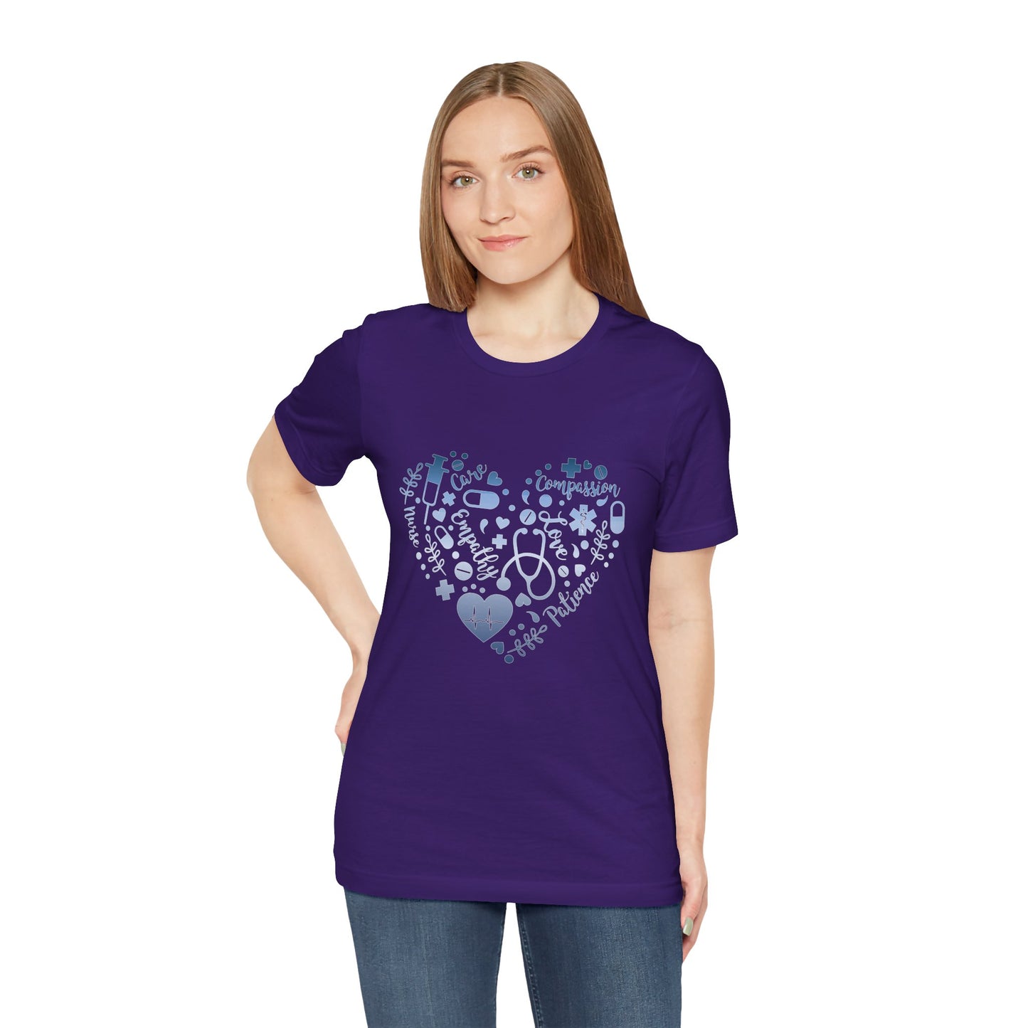 Monogram Heart 1 blue steel