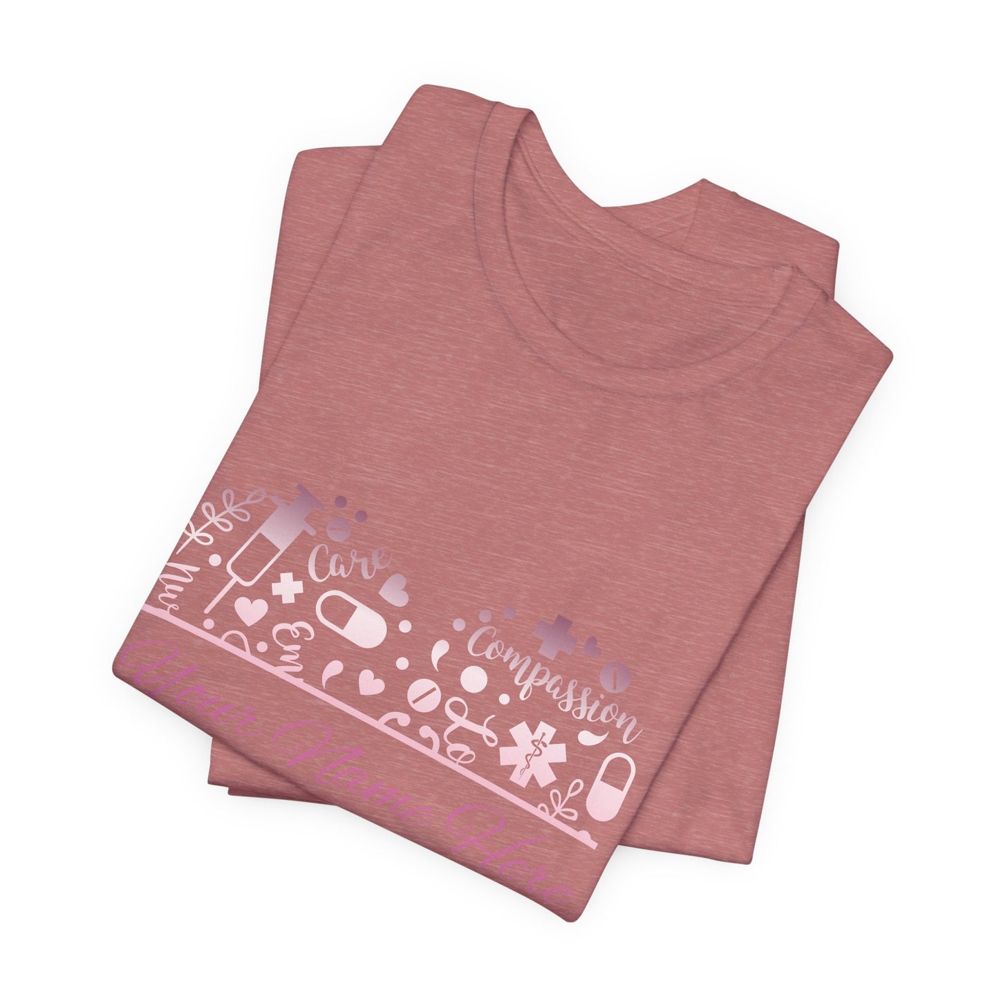 Monogram Heart rose gold