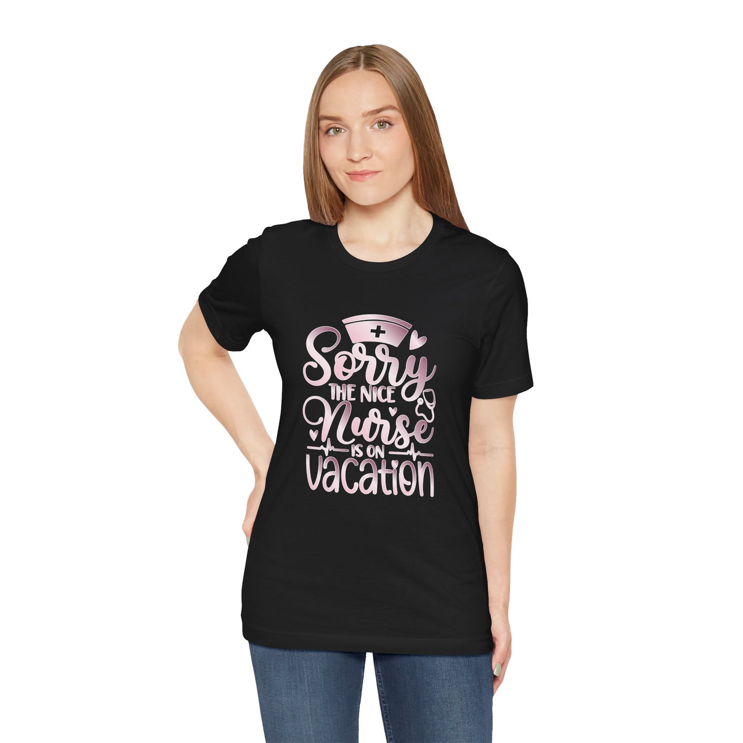 Sorry The Nice Nurse Is On Vacation rose gold