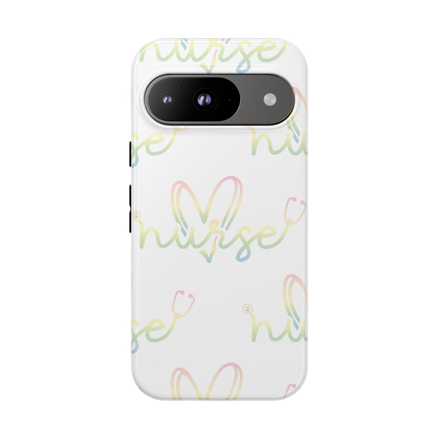 Google Pixel Tough Case - Nurse Stethoscope - White