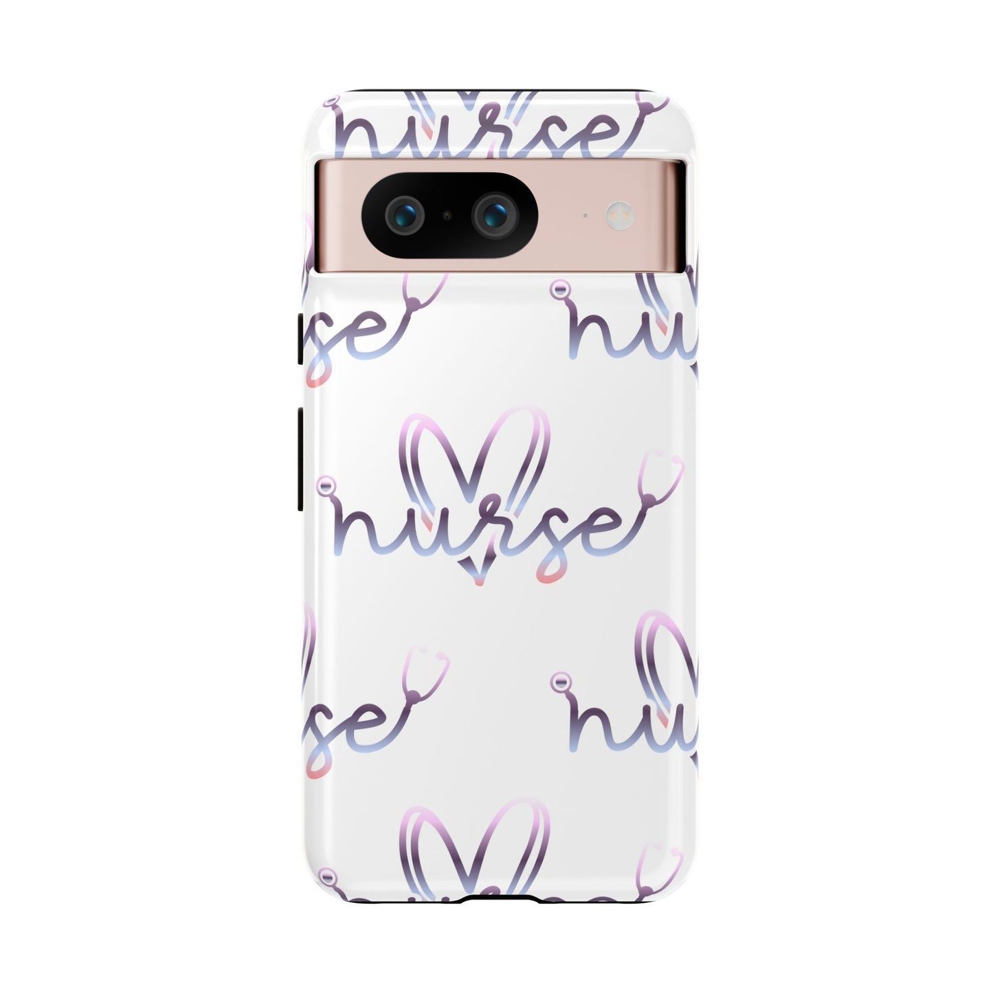 Google Pixel Tough Case - Nurse Stethoscope - White