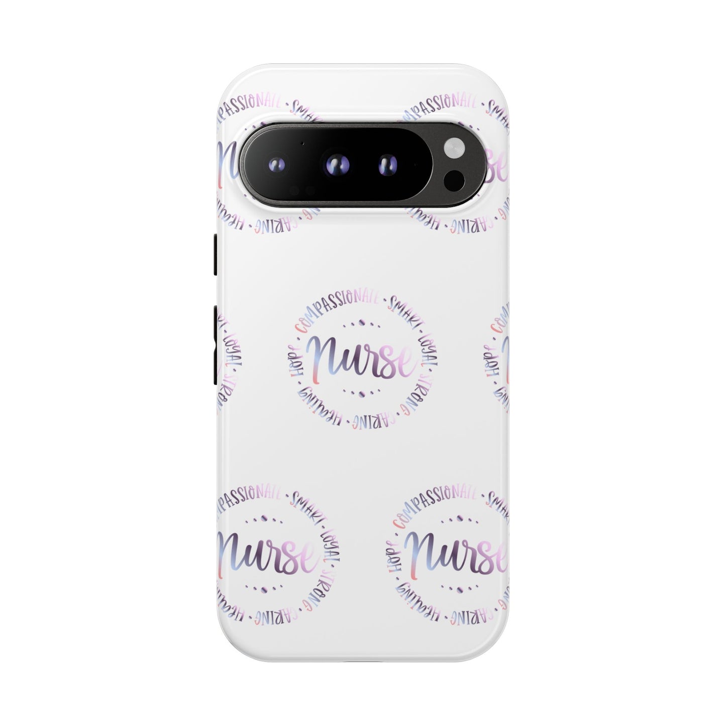 Google Pixel Tough Case - Nurse Circle - White