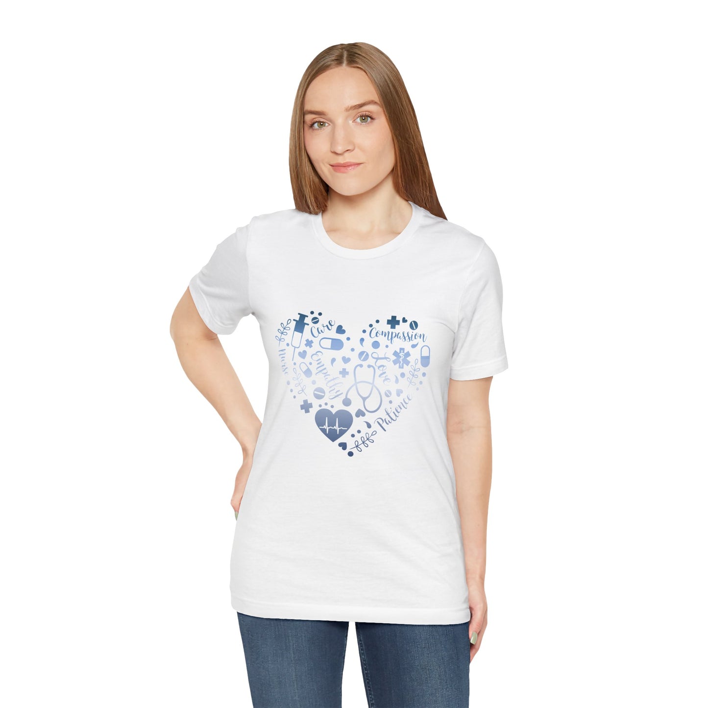 Monogram Heart 1 blue steel