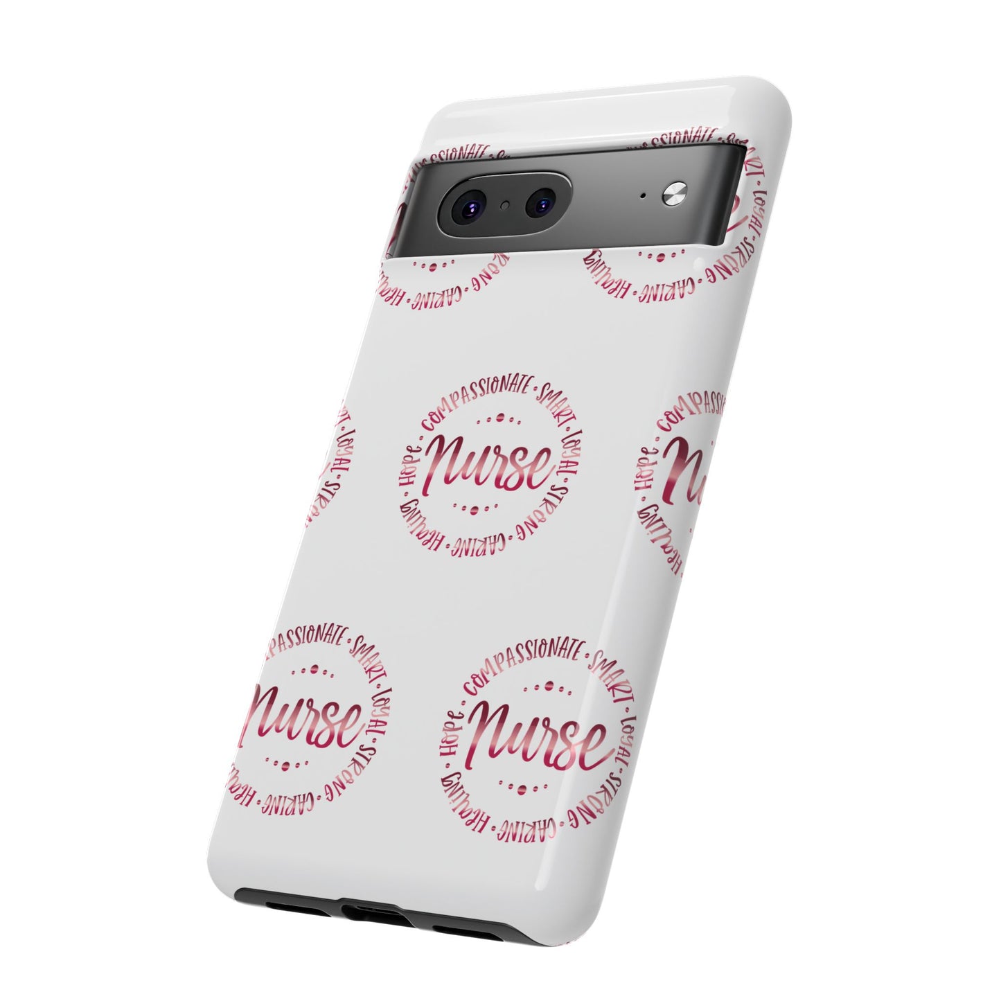 Google Pixel Tough Case - Nurse Circle - White