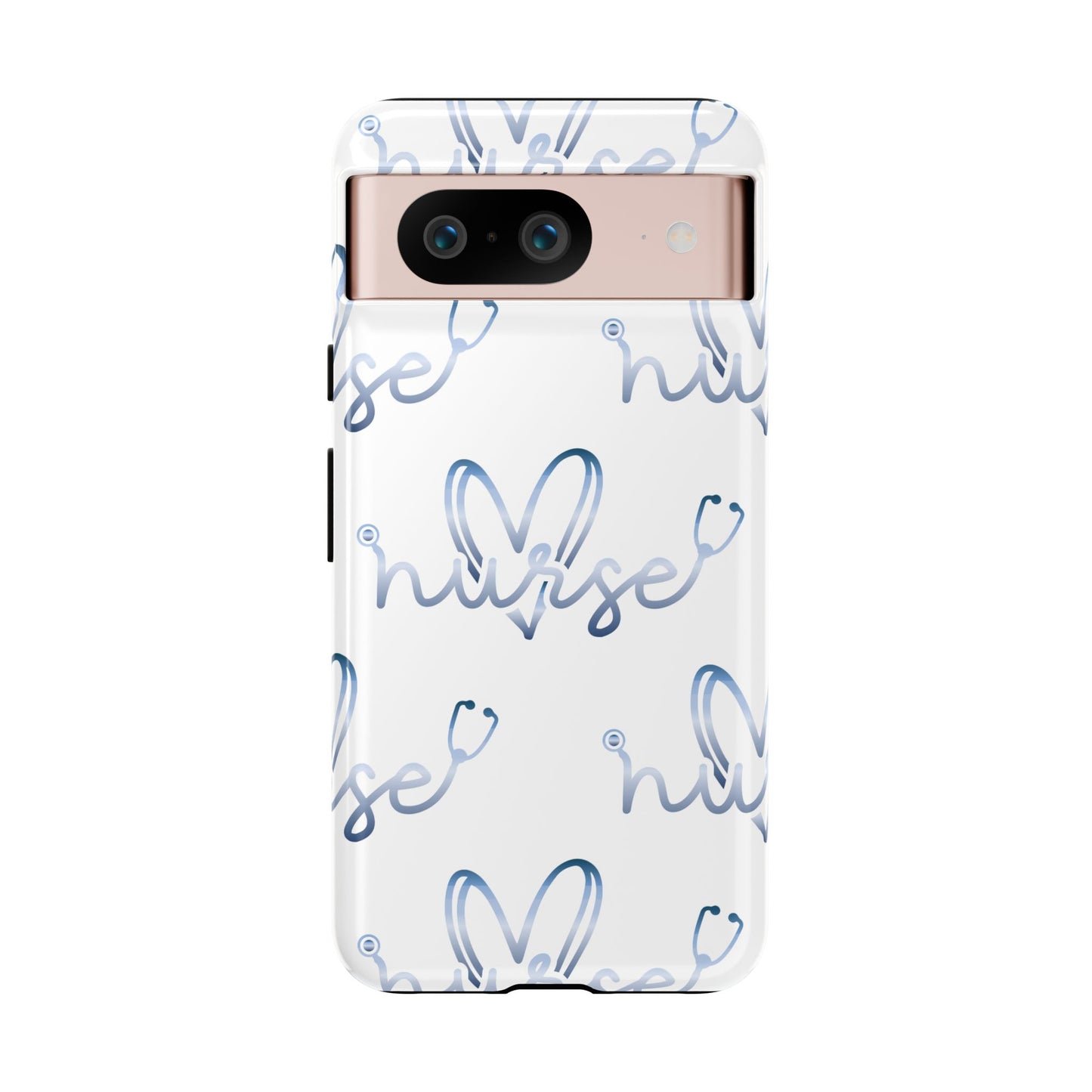 Google Pixel Tough Case - Nurse Stethoscope - White