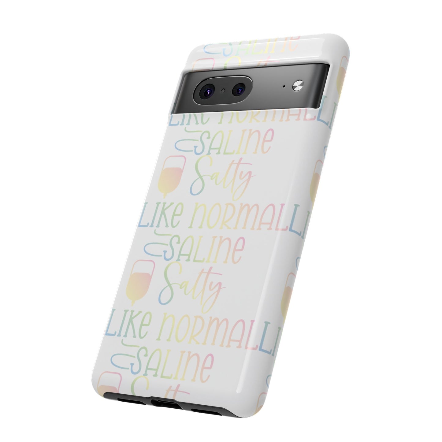 Google Pixel Tough Case - Salty Saline Like Normal Saline - White