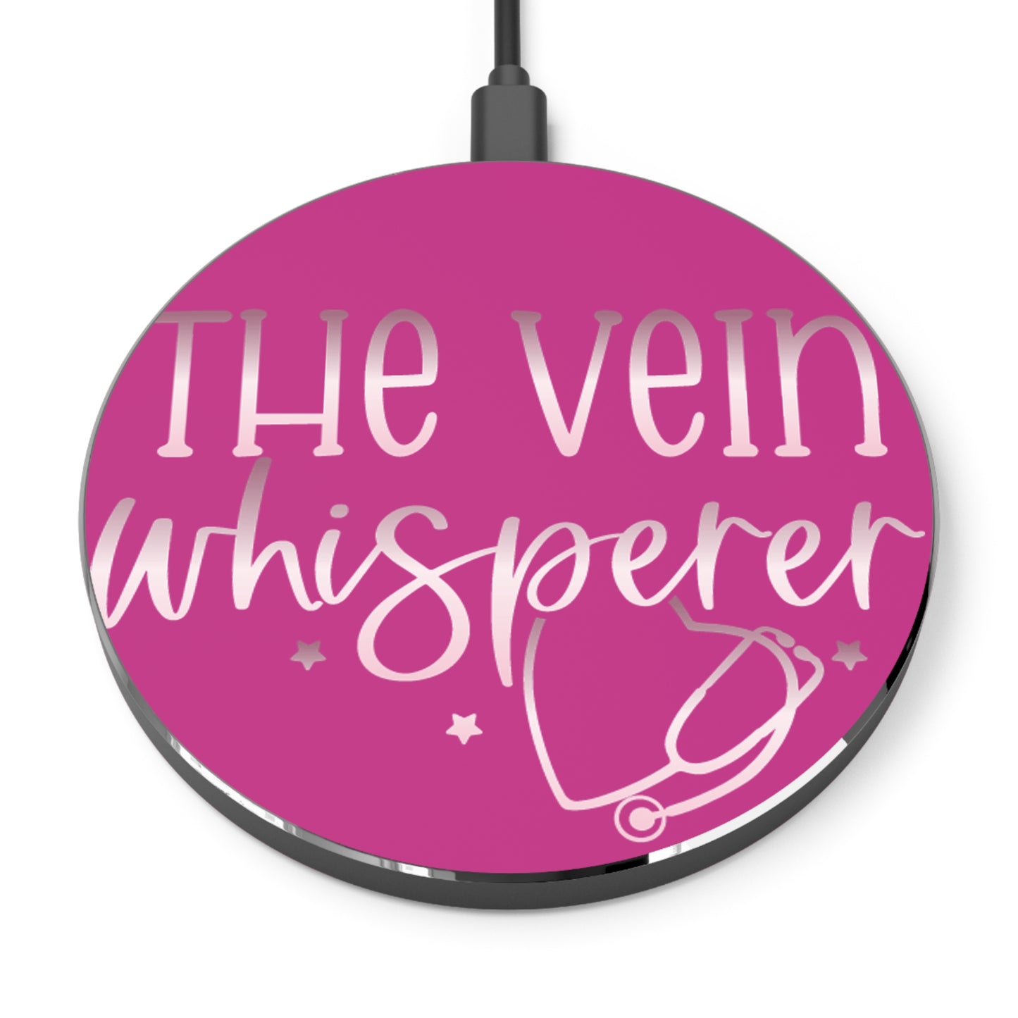 The Vein Whisperer Wireless Charger | Fast Charging Pad for Healthcare Professionals