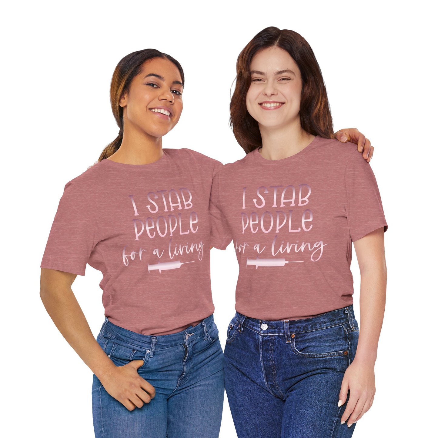 I Stab People For a Living rose gold