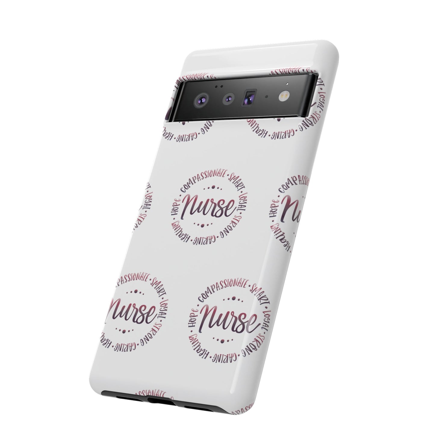 Google Pixel Tough Case - Nurse Circle - White