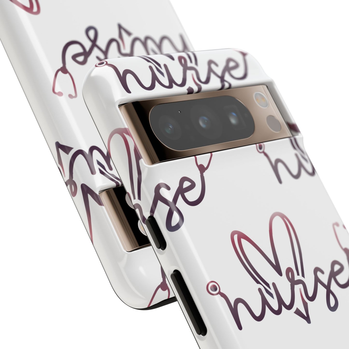 Google Pixel Tough Case - Nurse Stethoscope - White