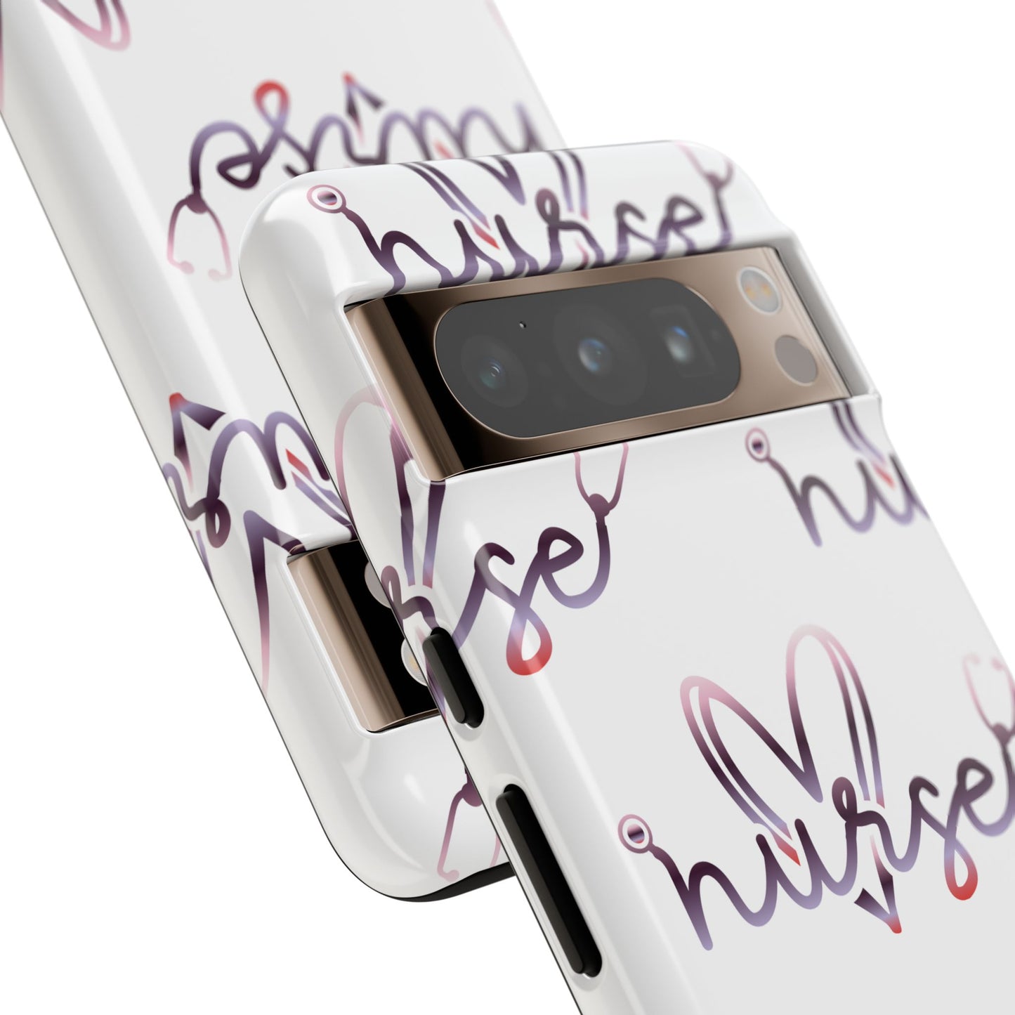 Google Pixel Tough Case - Nurse Stethoscope - White
