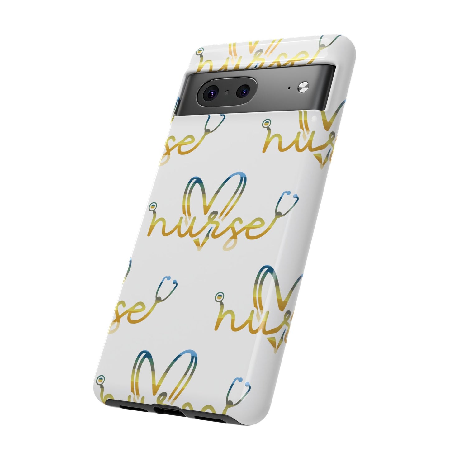 Google Pixel Tough Case - Nurse Stethoscope - White