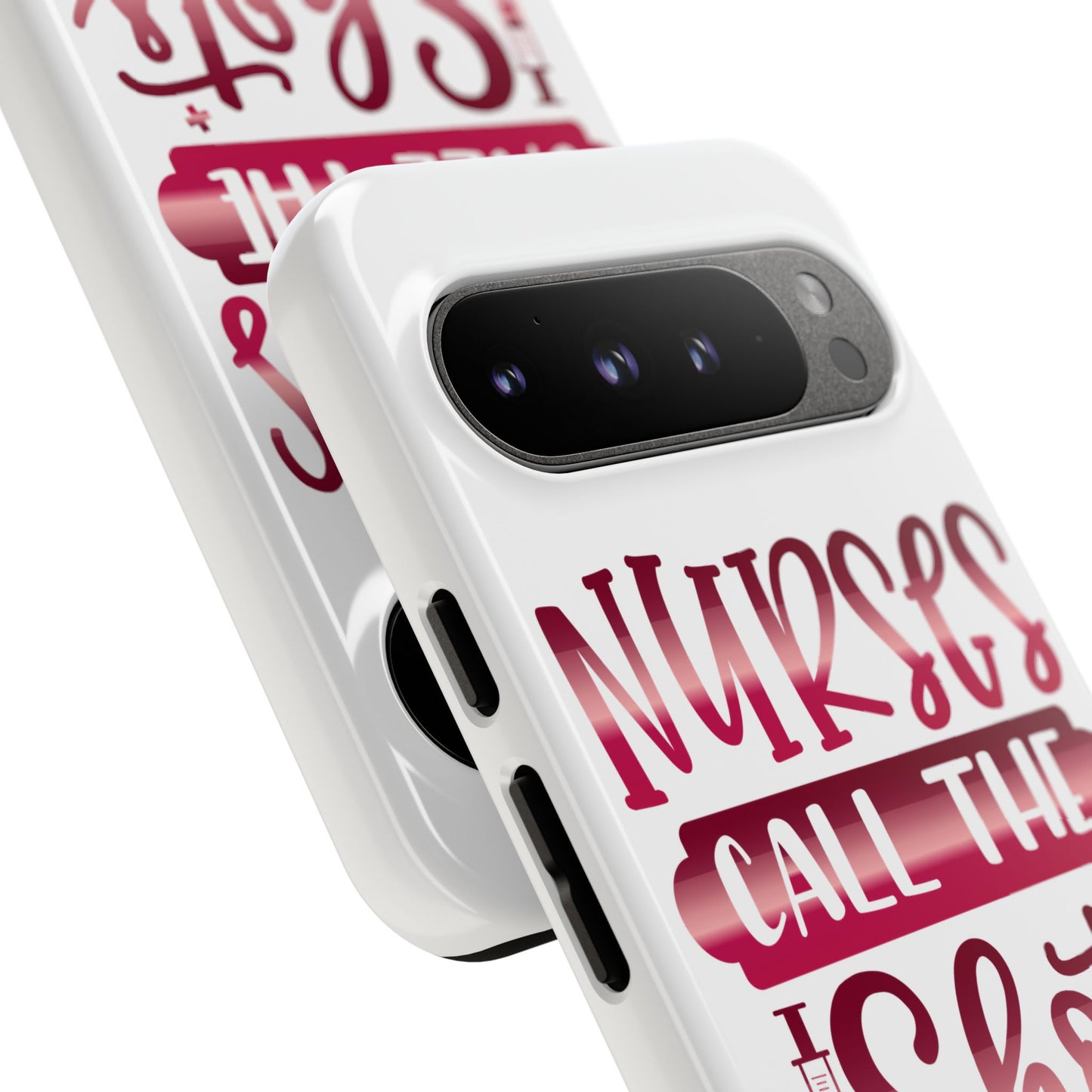 Google Pixel Tough Case - Nurses Call The Shots - White