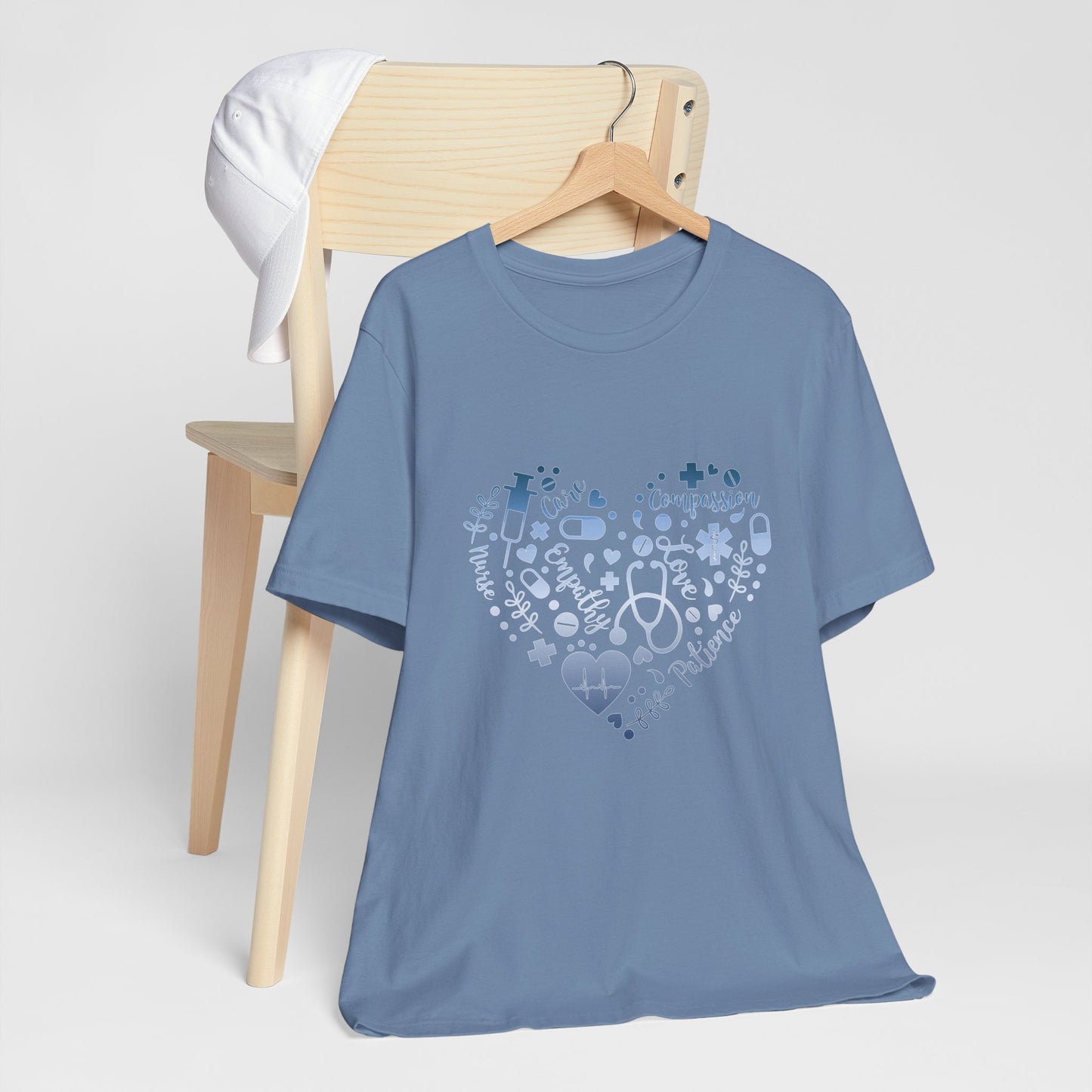 Monogram Heart 1 blue steel