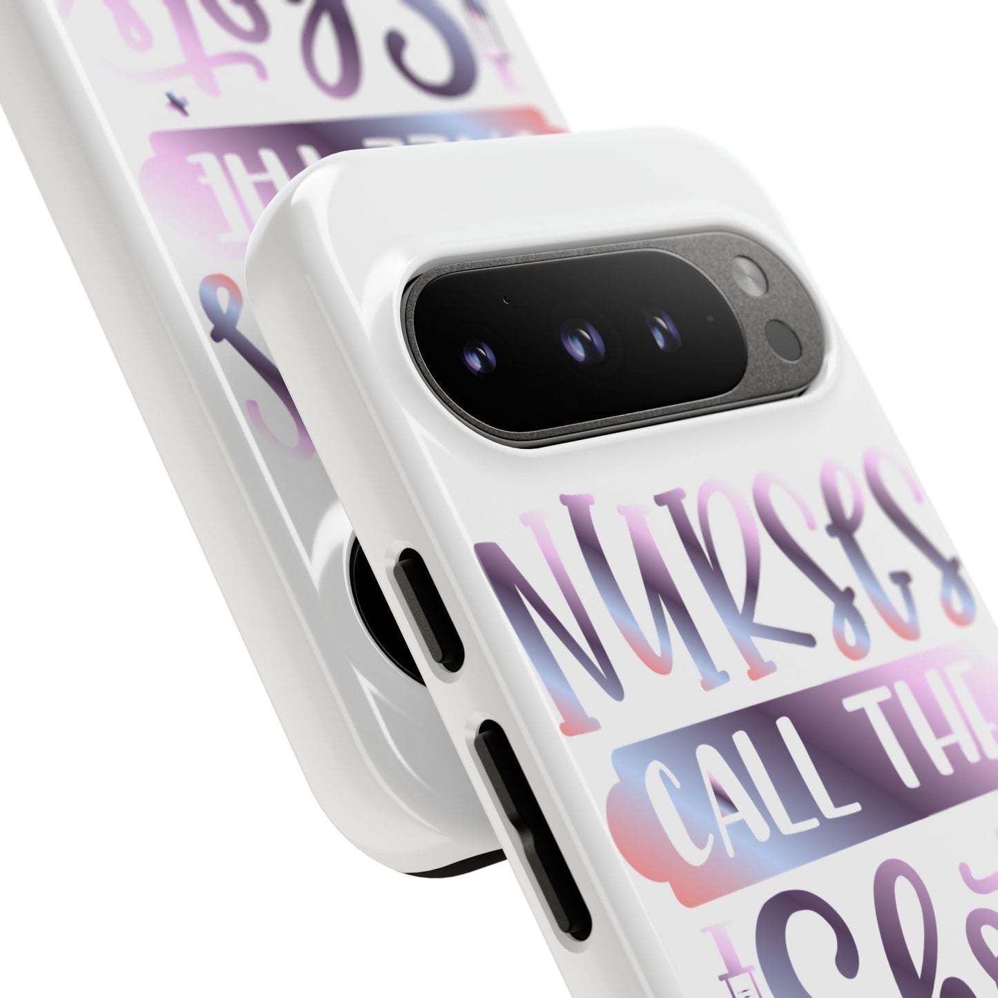 Google Pixel Tough Case - Nurses Call The Shots - White