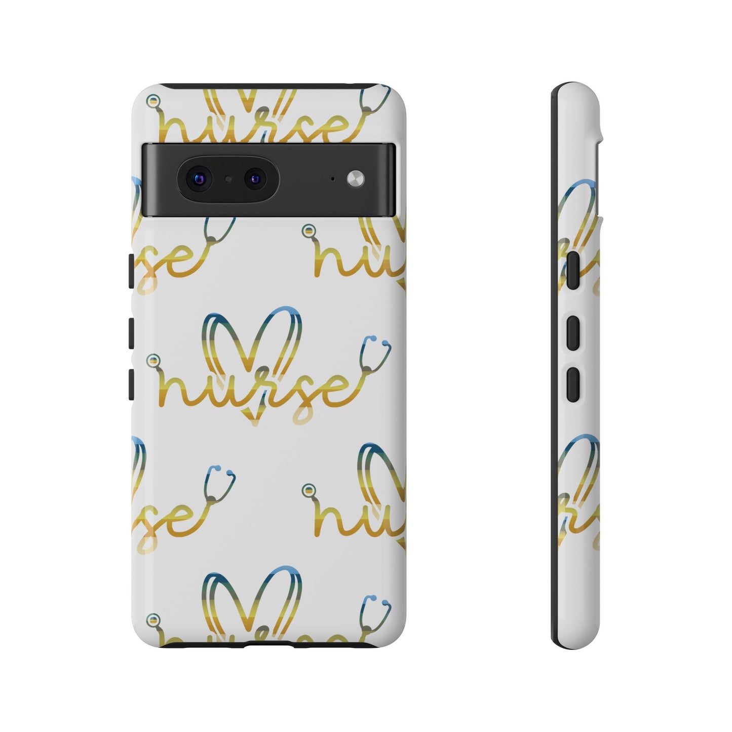 Google Pixel Tough Case - Nurse Stethoscope - White
