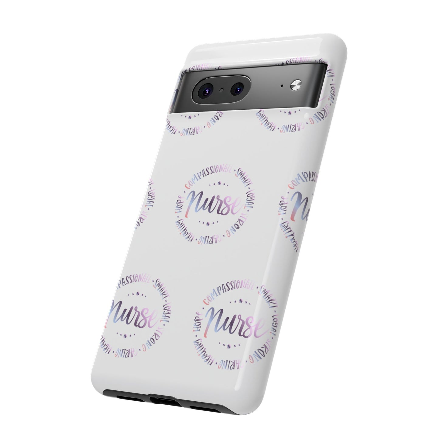 Google Pixel Tough Case - Nurse Circle - White