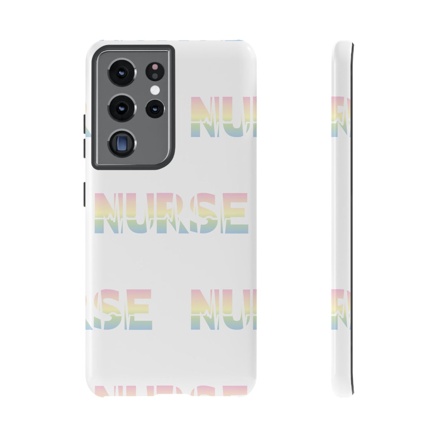 Samsung Tough Case - Nurse Pulse - White