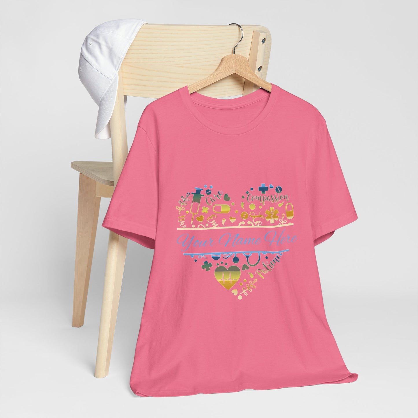Monogram Heart colored chrome