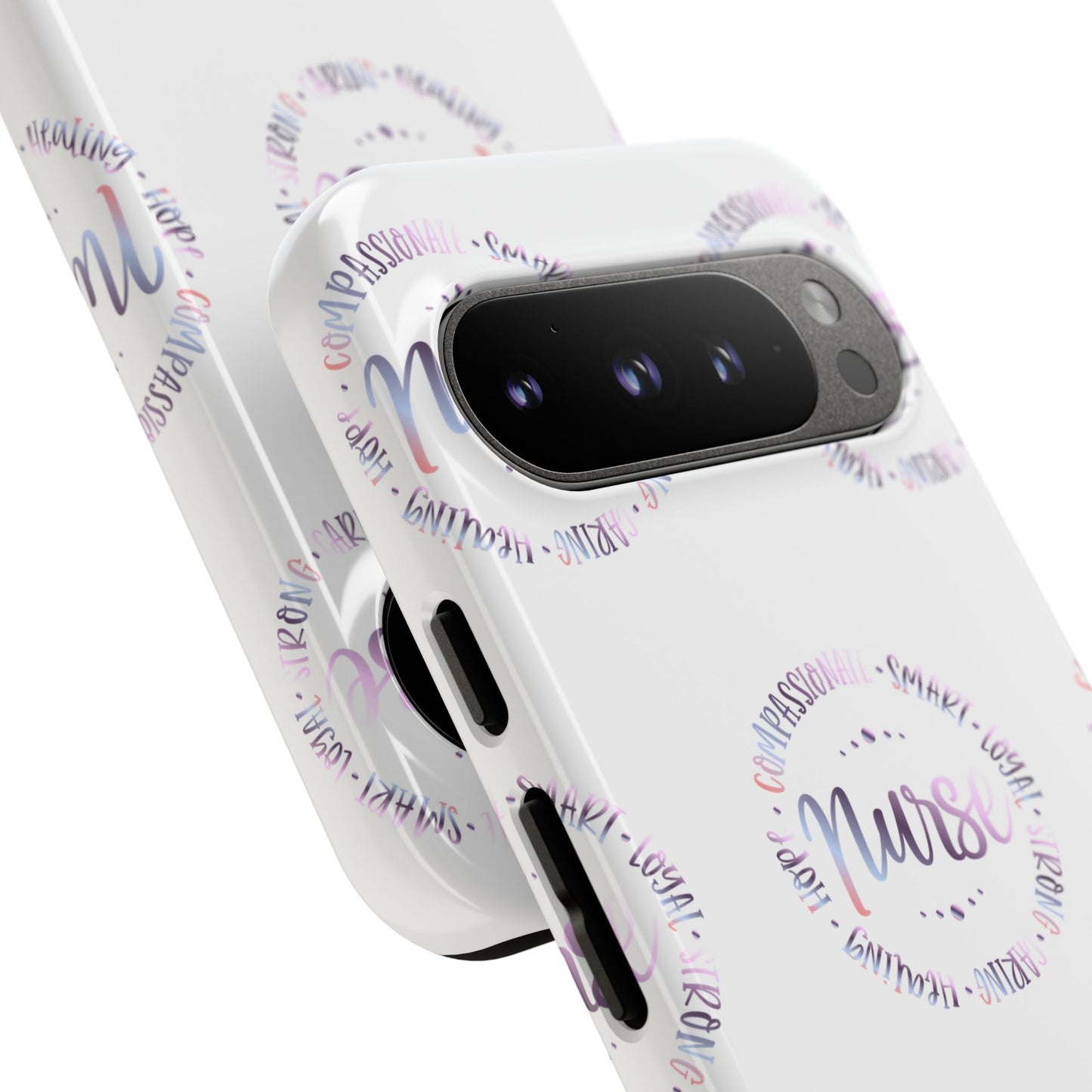 Google Pixel Tough Case - Nurse Circle - White