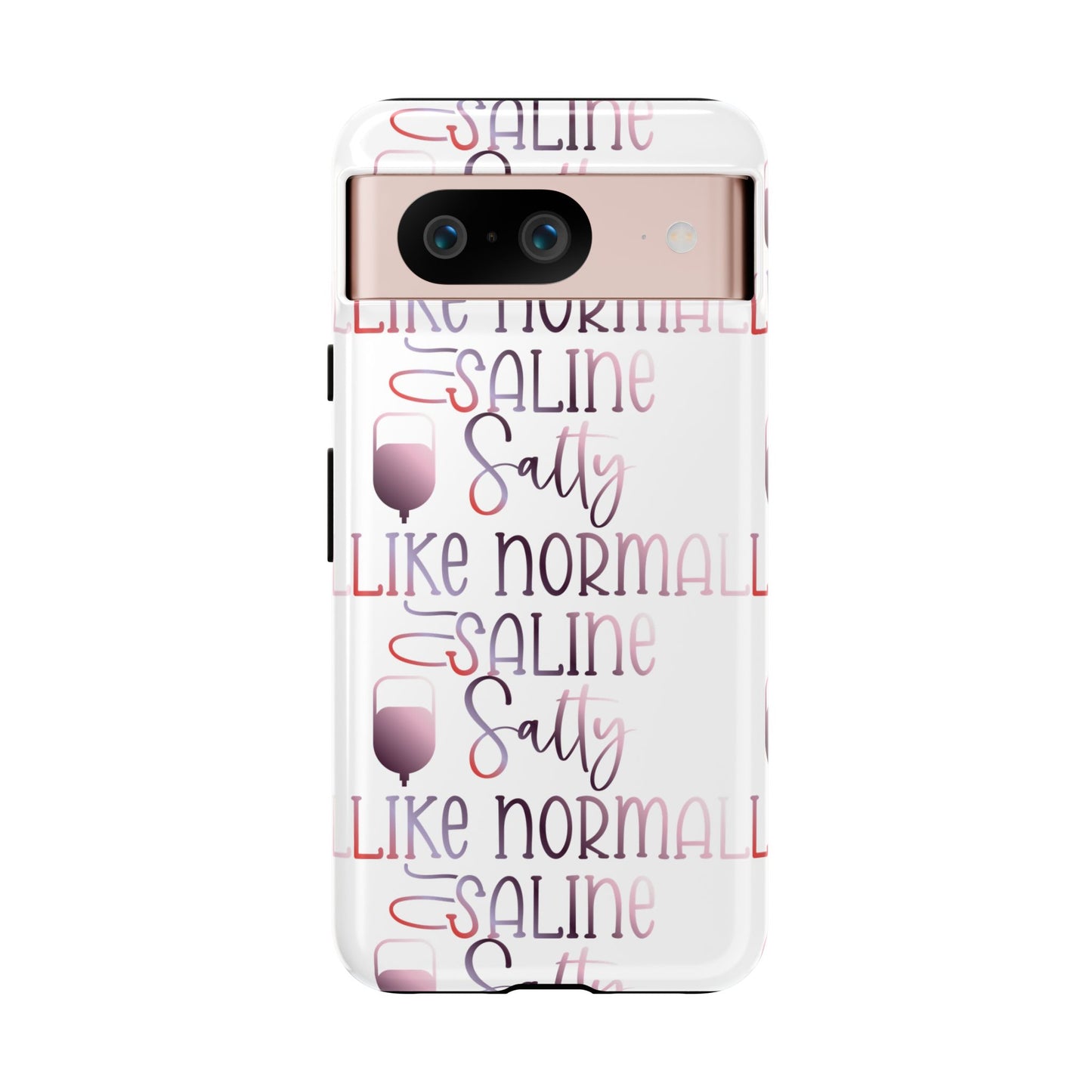 Google Pixel Tough Case - Salty Saline Like Normal Saline - White