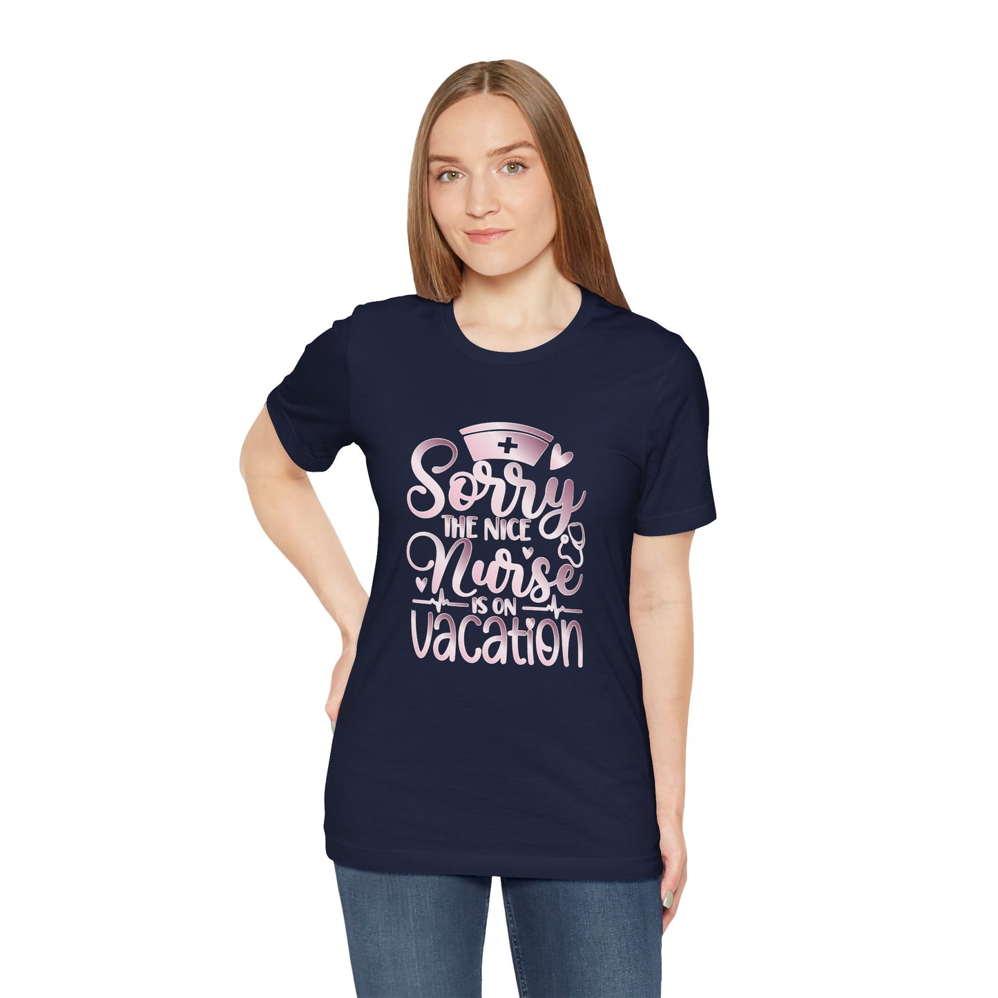 Sorry The Nice Nurse Is On Vacation rose gold