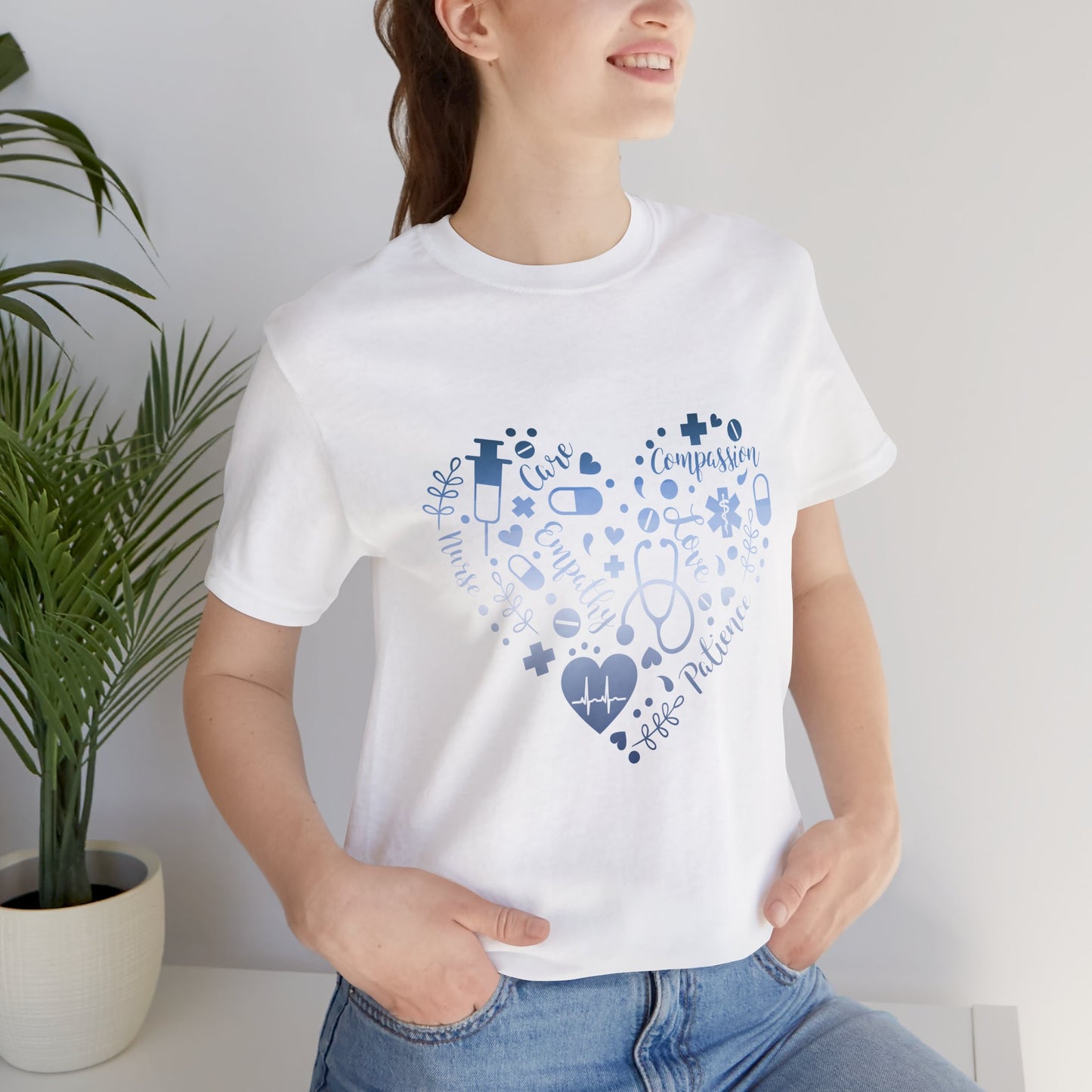 Monogram Heart 1 blue steel