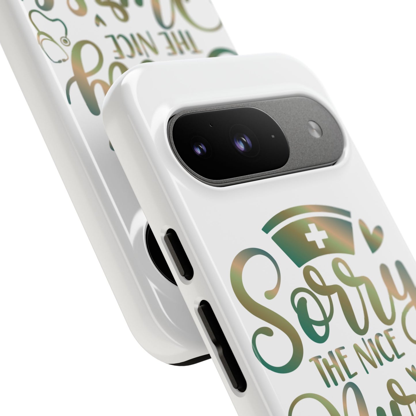 Google Pixel Tough Case - Sorry The Nice Nurse Is On Vacation - White