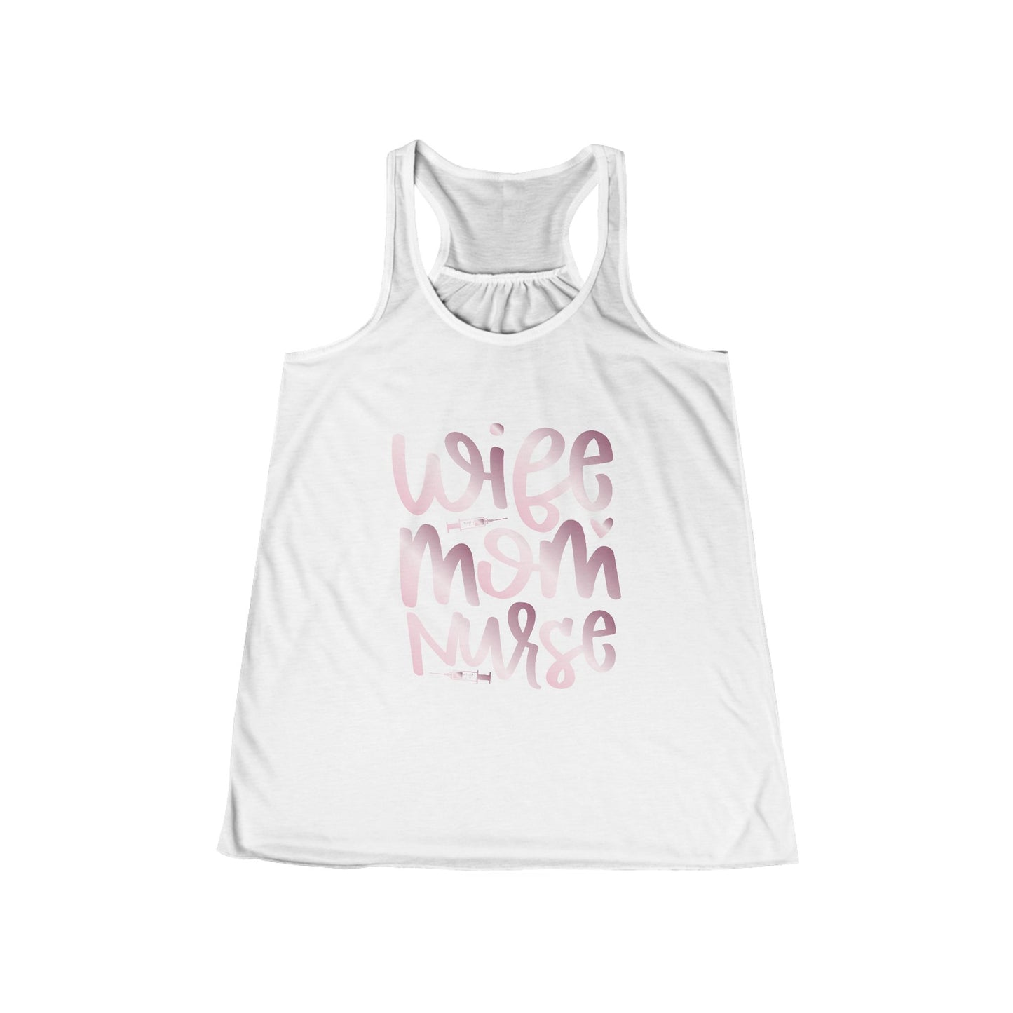 Wife Mom Nurse rose gold